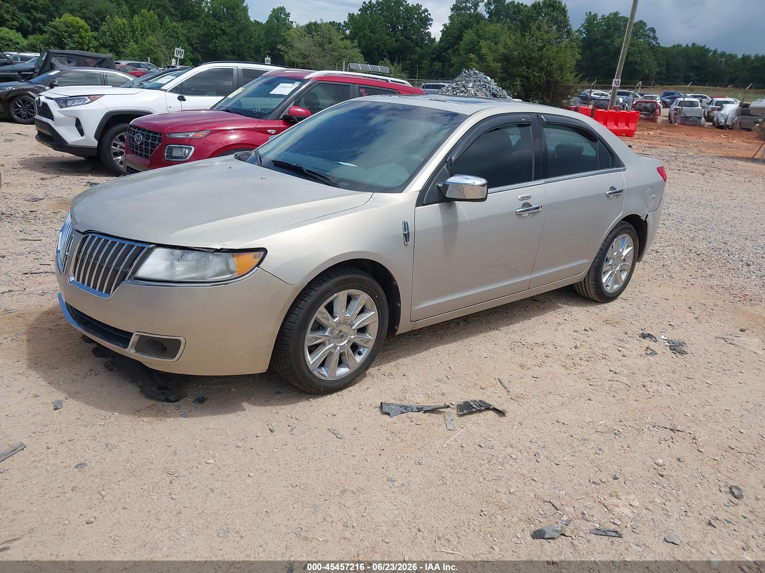 2010 Lincoln Mkz   Champagne vin: 3LNHL2GC0AR621077