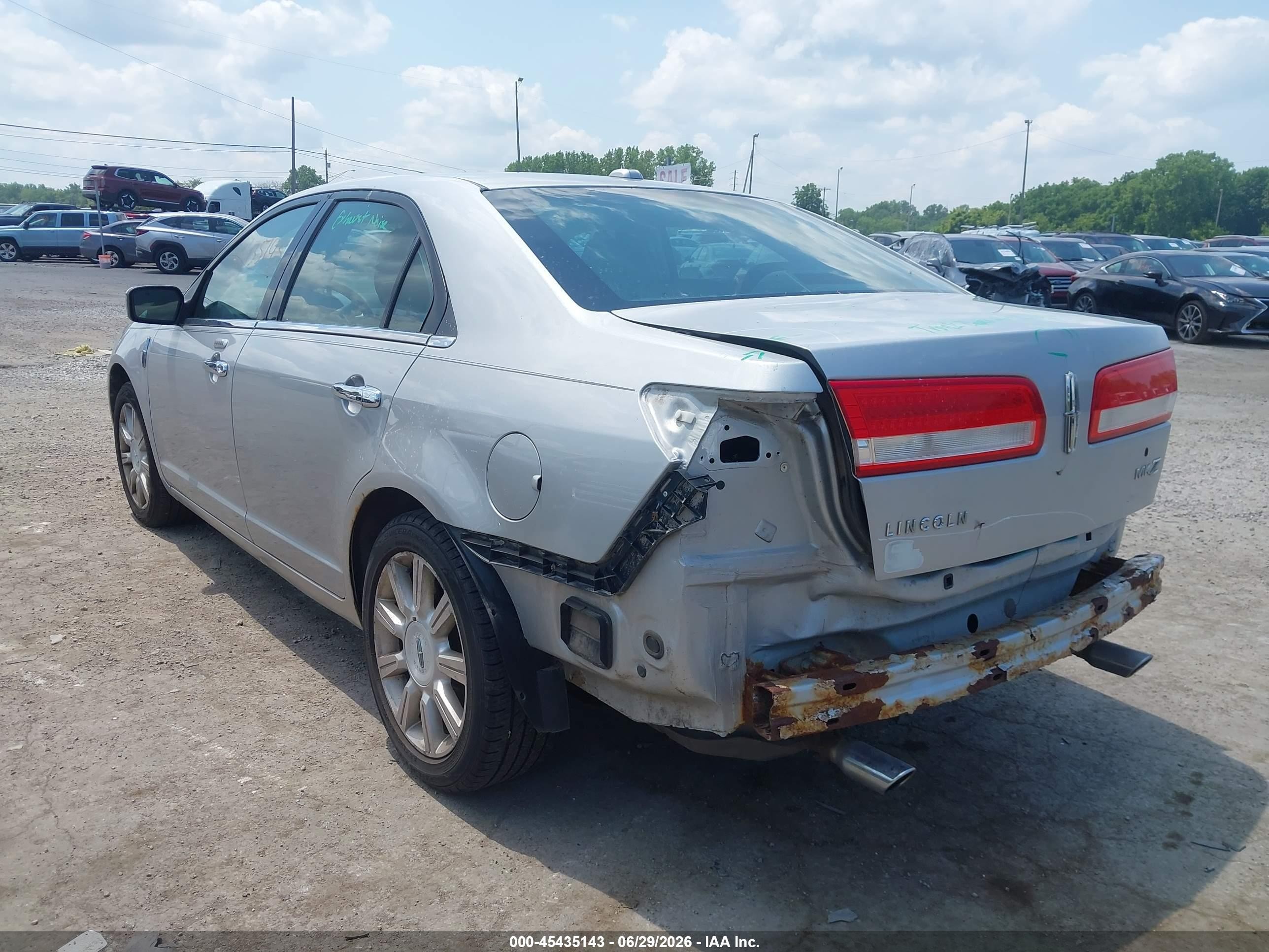2010 Lincoln Mkz   Silver vin: 3LNHL2GC0AR631852
