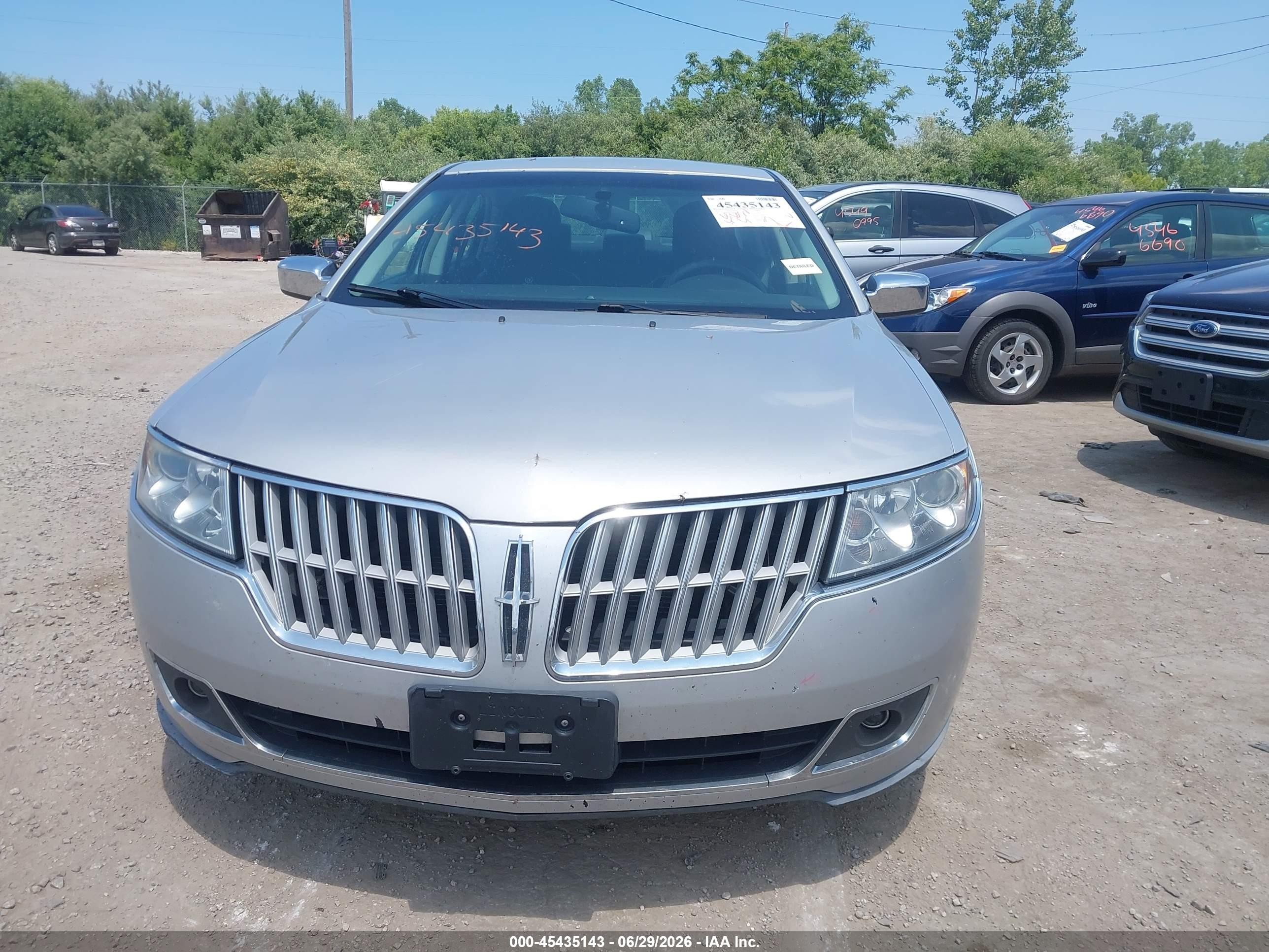 2010 Lincoln Mkz   Silver vin: 3LNHL2GC0AR631852