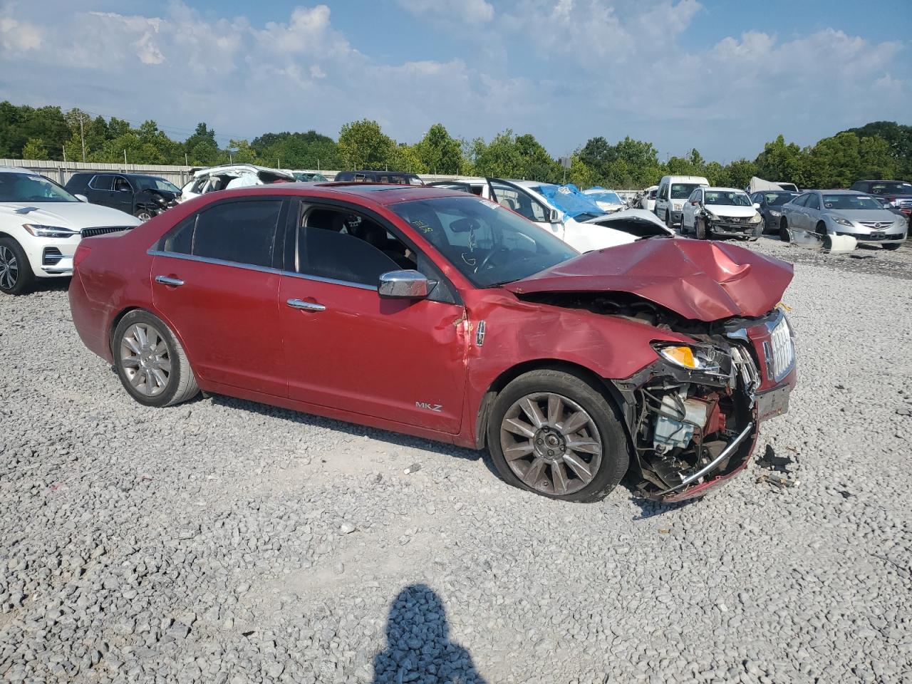 2010 Lincoln Mkz Red vin: 3LNHL2GC0AR654791