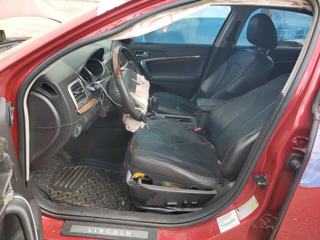 2010 Lincoln Mkz Red vin: 3LNHL2GC0AR654791