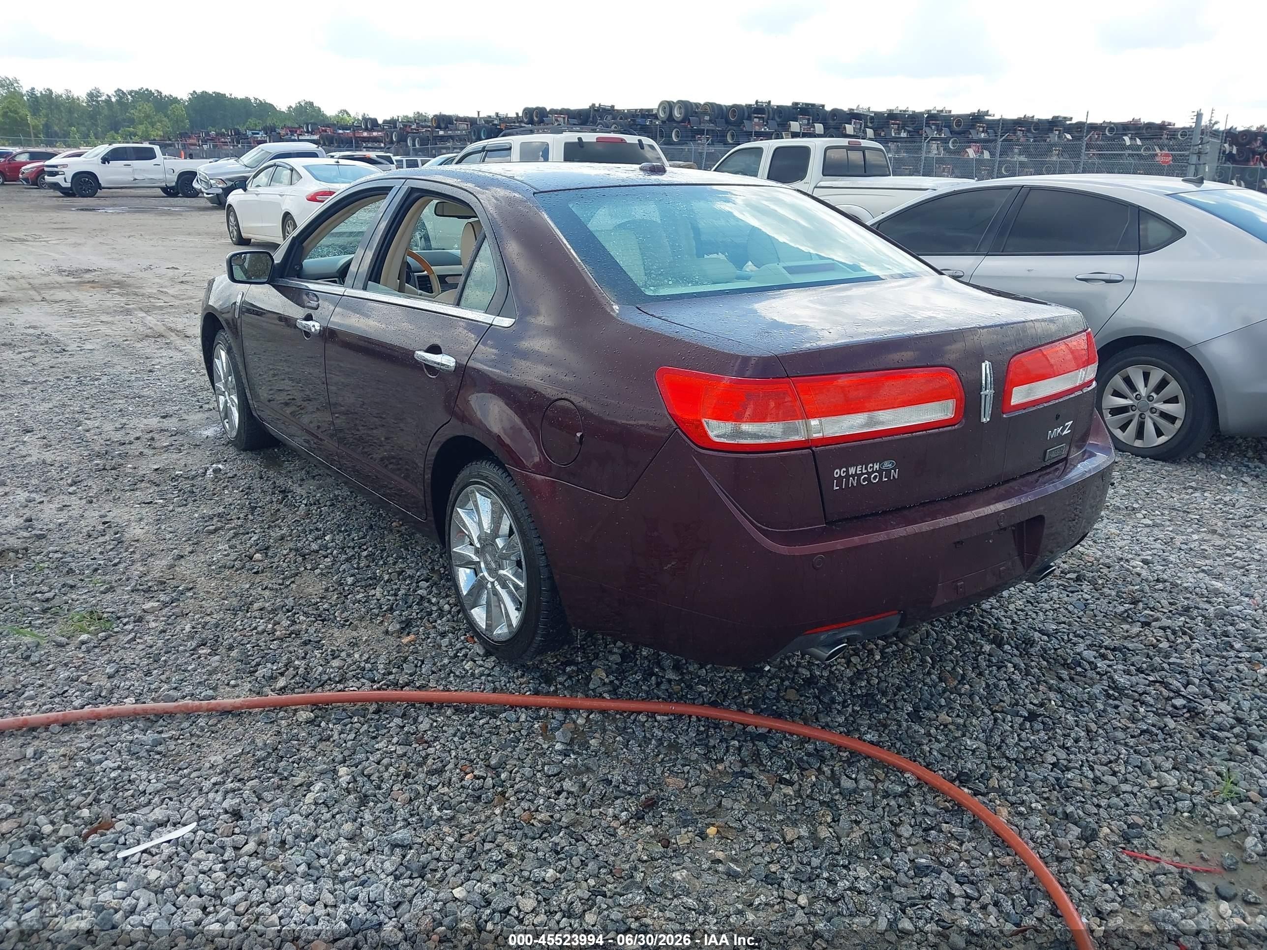 2011 Lincoln Mkz   Purple vin: 3LNHL2GC0BR762250