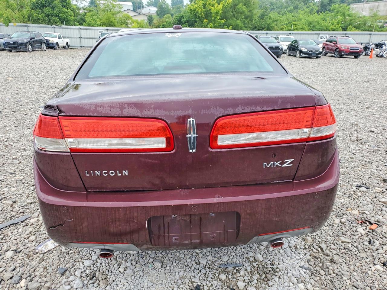 2011 Lincoln Mkz Maroon vin: 3LNHL2GC0BR770994
