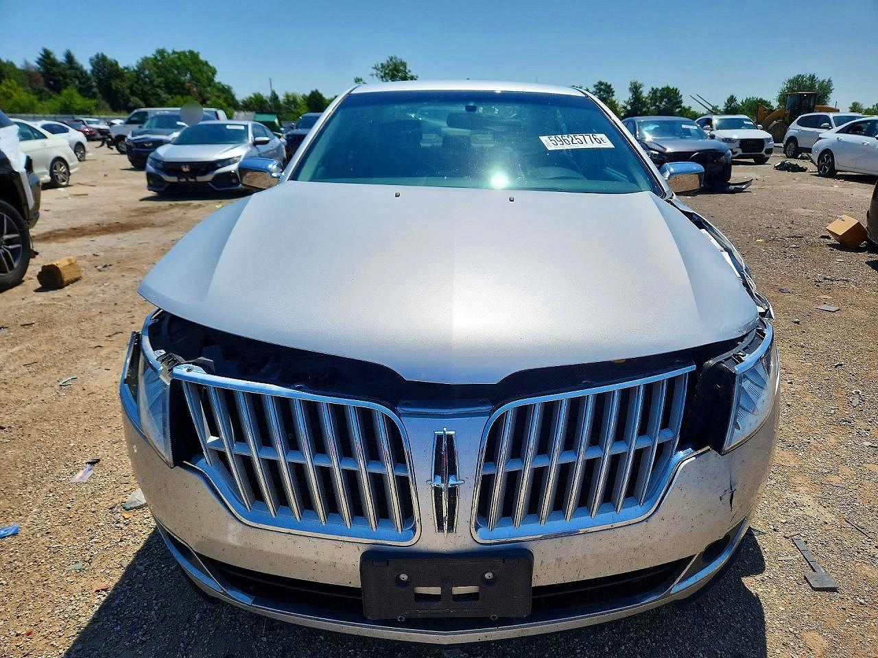 2012 Lincoln Mkz Silver vin: 3LNHL2GC0CR829947
