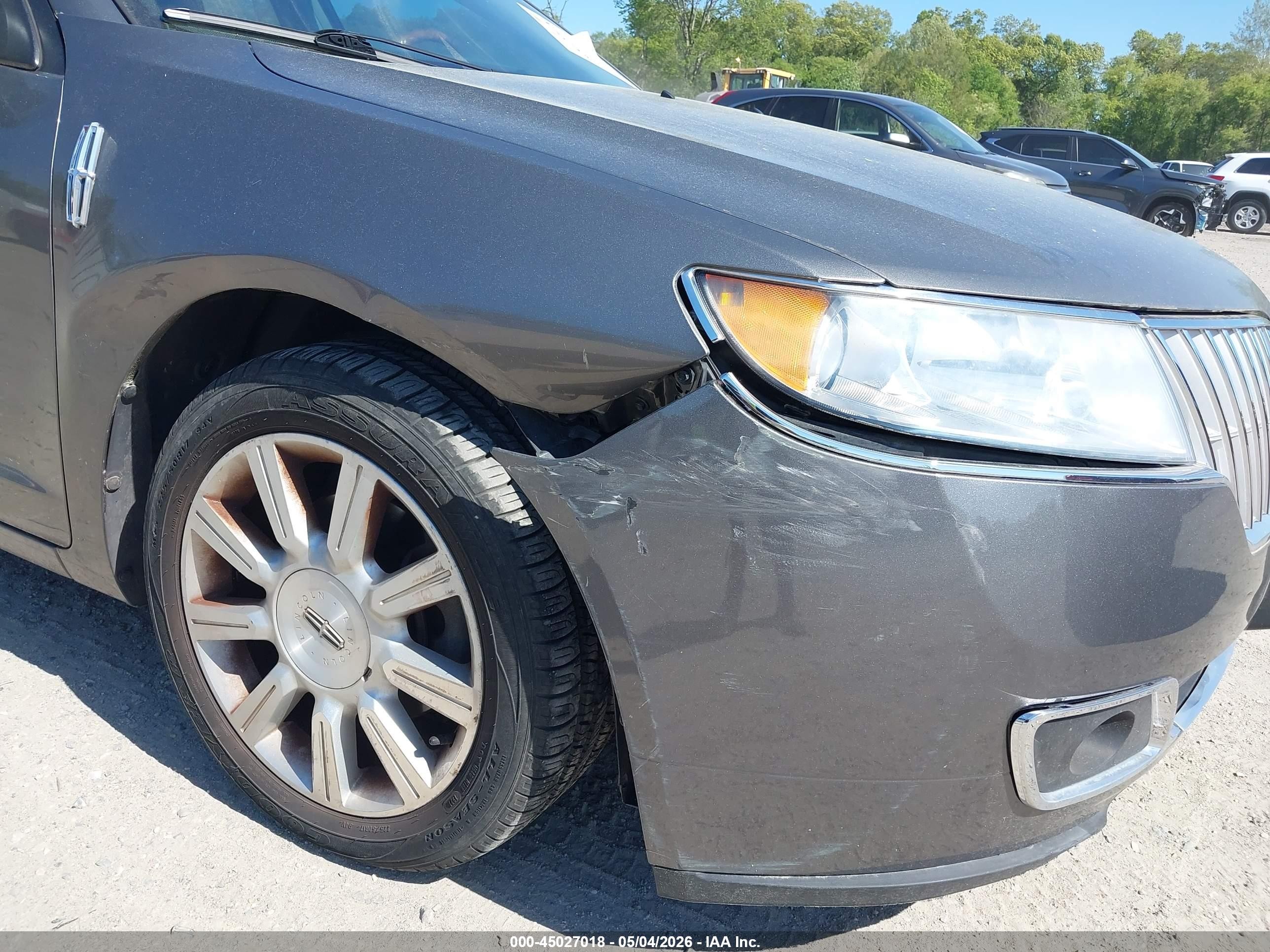 2010 Lincoln Mkz   Gray vin: 3LNHL2GC1AR753104