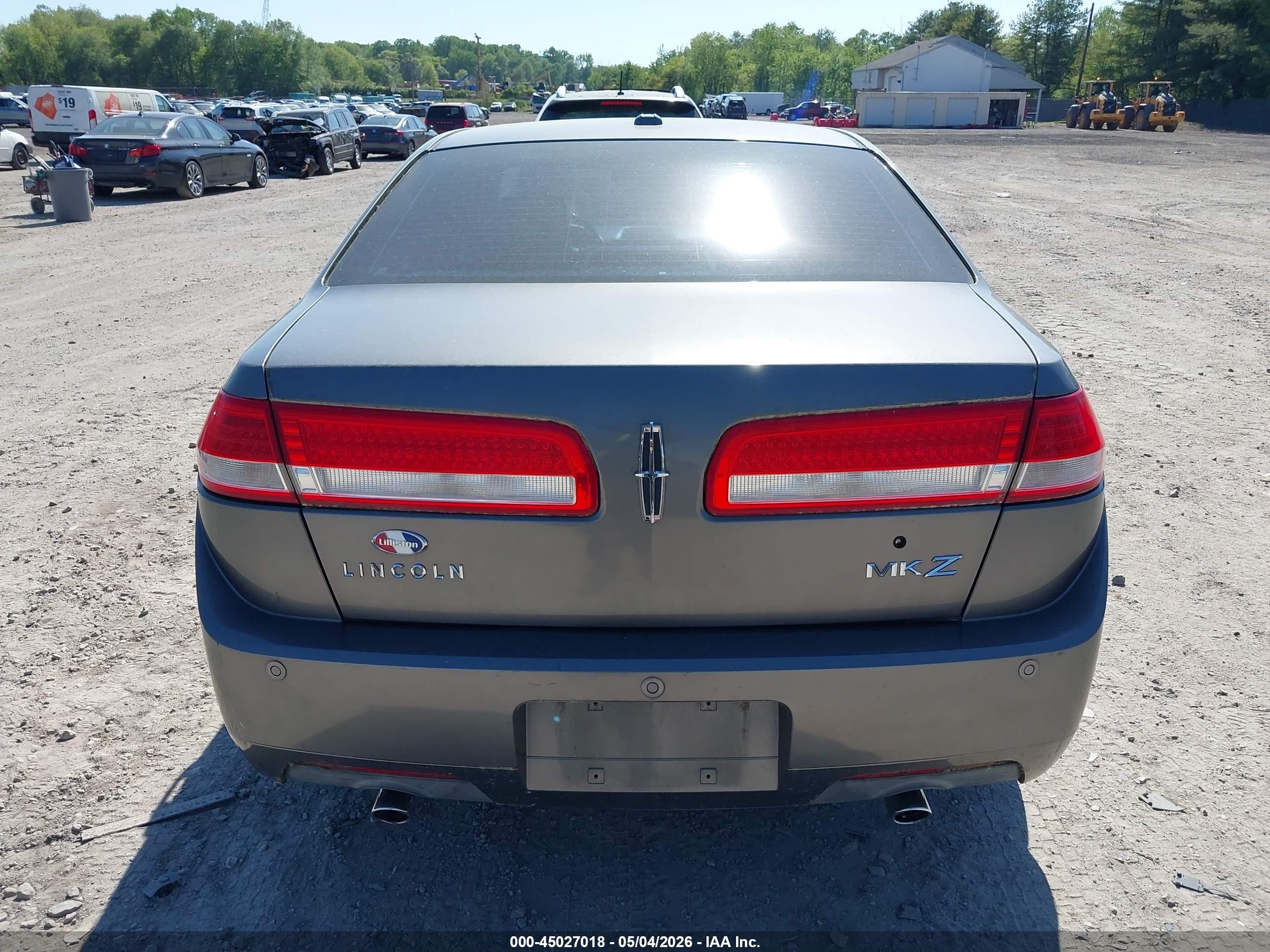 2010 Lincoln Mkz   Gray vin: 3LNHL2GC1AR753104