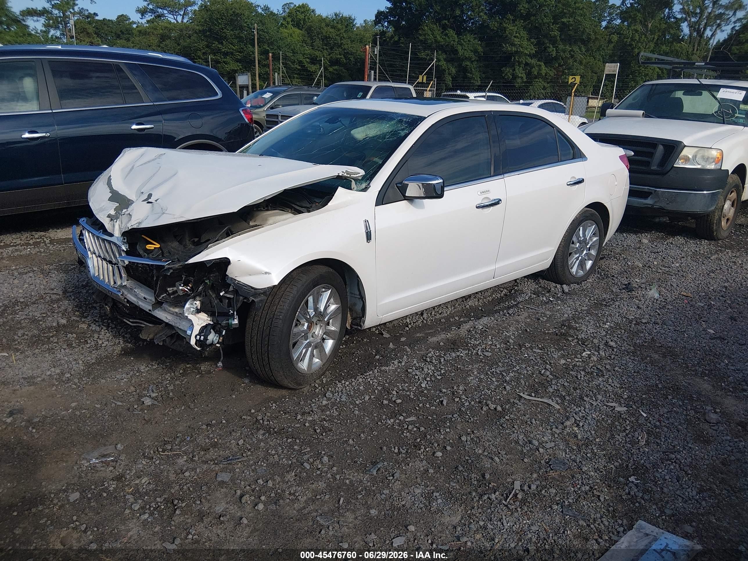 2011 Lincoln Mkz   White vin: 3LNHL2GC1BR755517