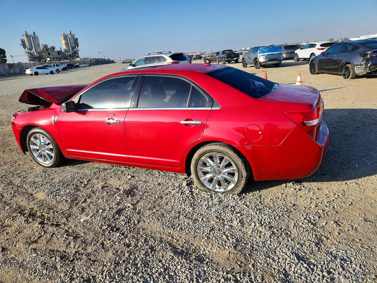 2011 Lincoln Mkz Burgundy vin: 3LNHL2GC1BR764203