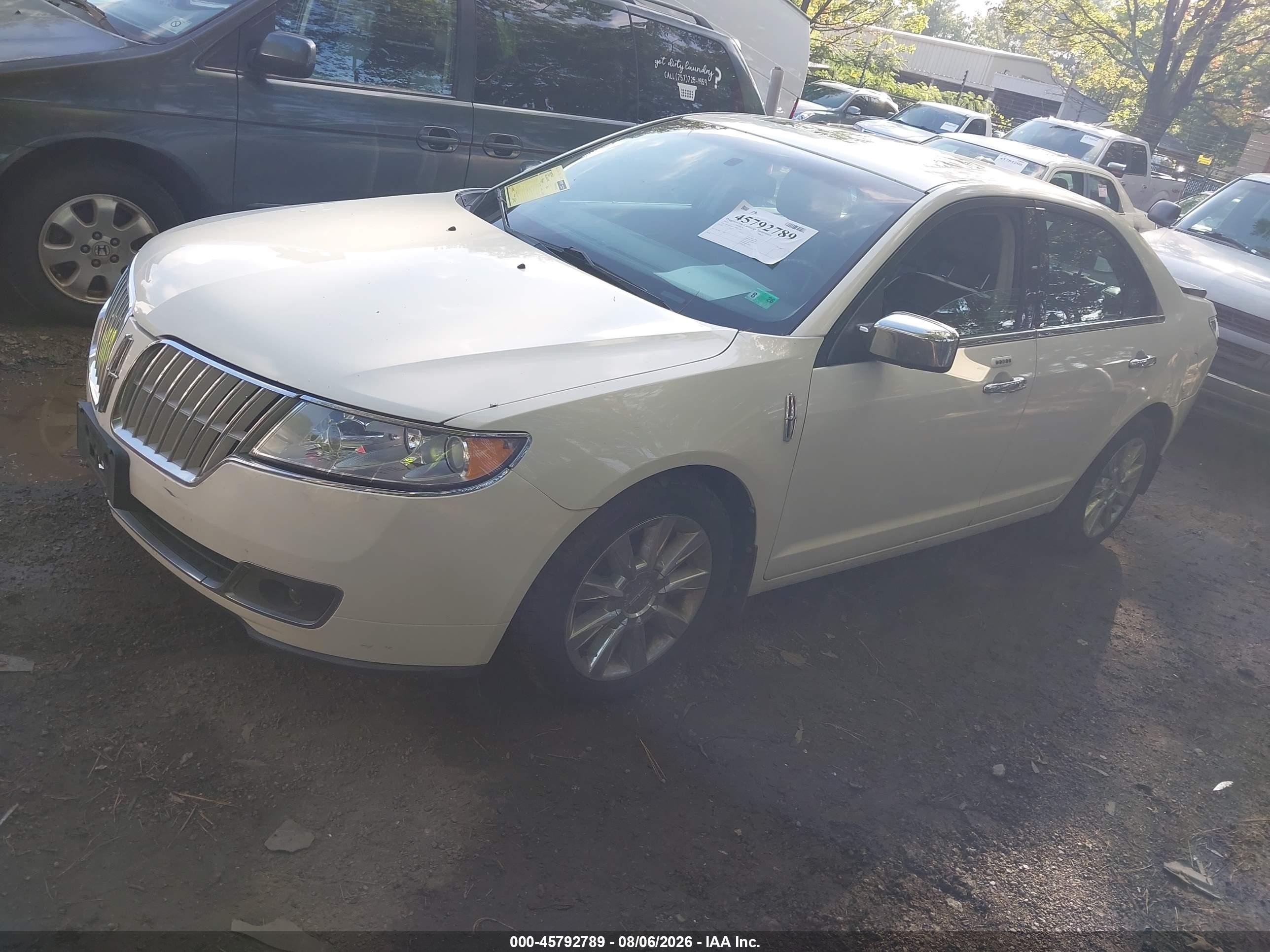 2012 Lincoln Mkz   Белый vin: 3LNHL2GC1CR815040