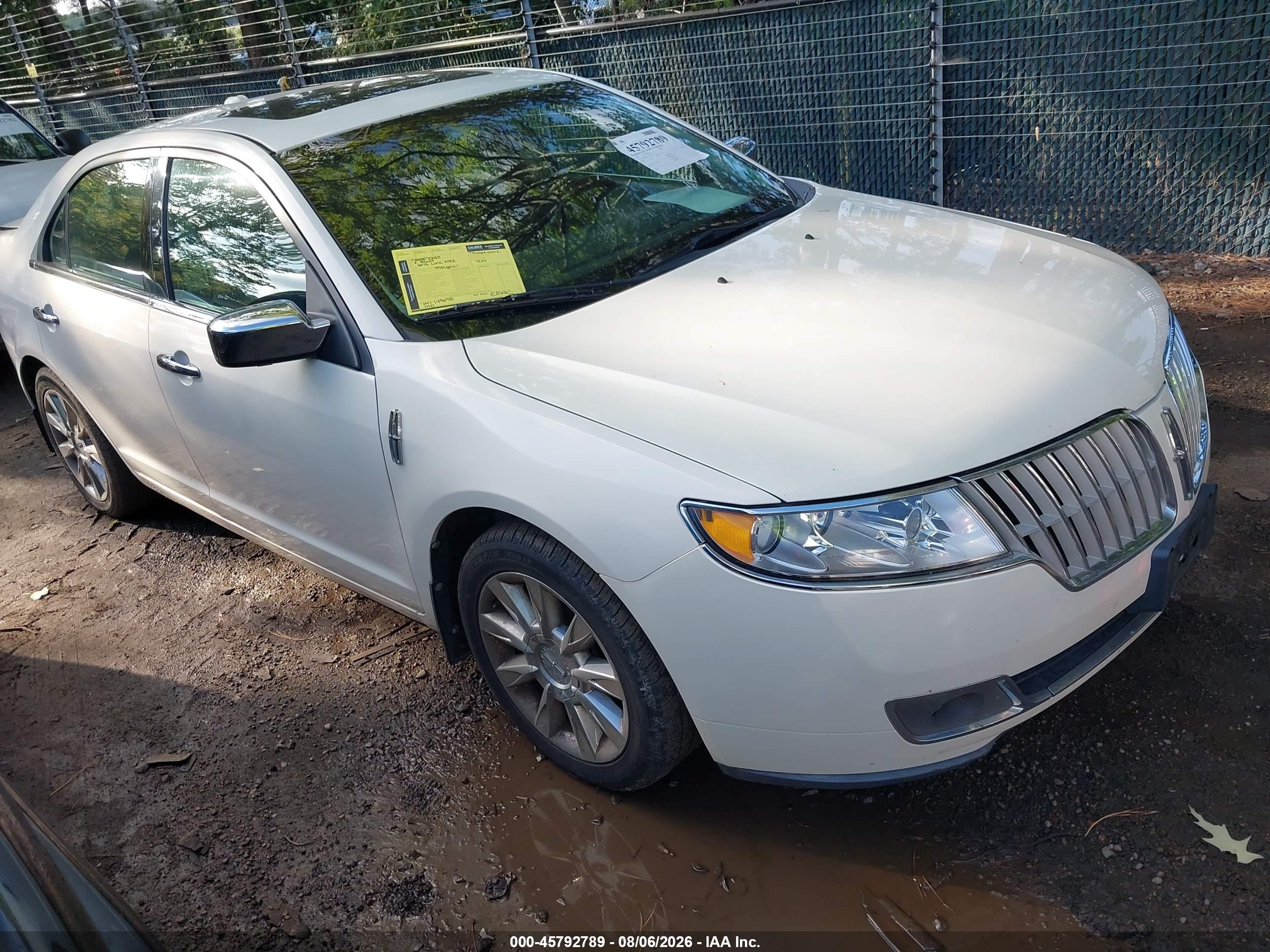 2012 Lincoln Mkz   Белый vin: 3LNHL2GC1CR815040