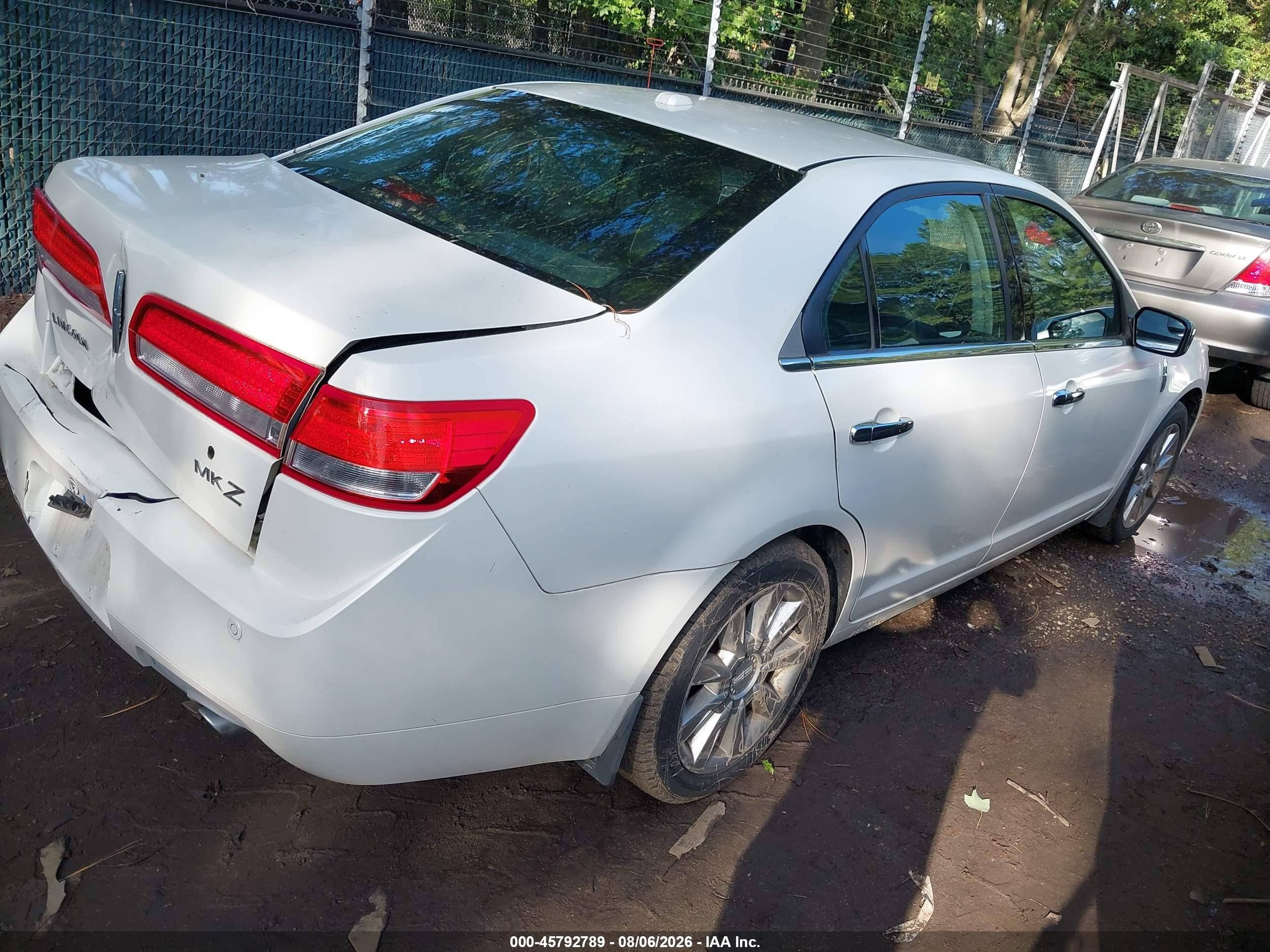 2012 Lincoln Mkz   Белый vin: 3LNHL2GC1CR815040