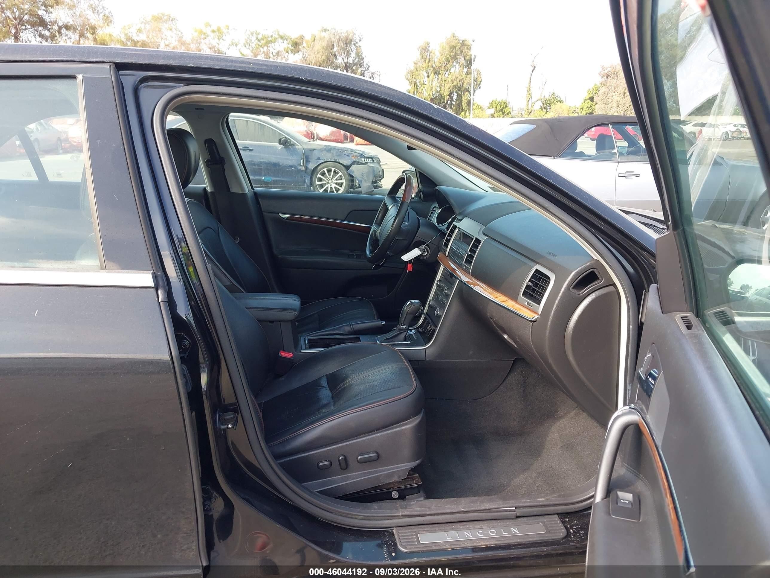 2012 Lincoln Mkz   Black vin: 3LNHL2GC1CR831075