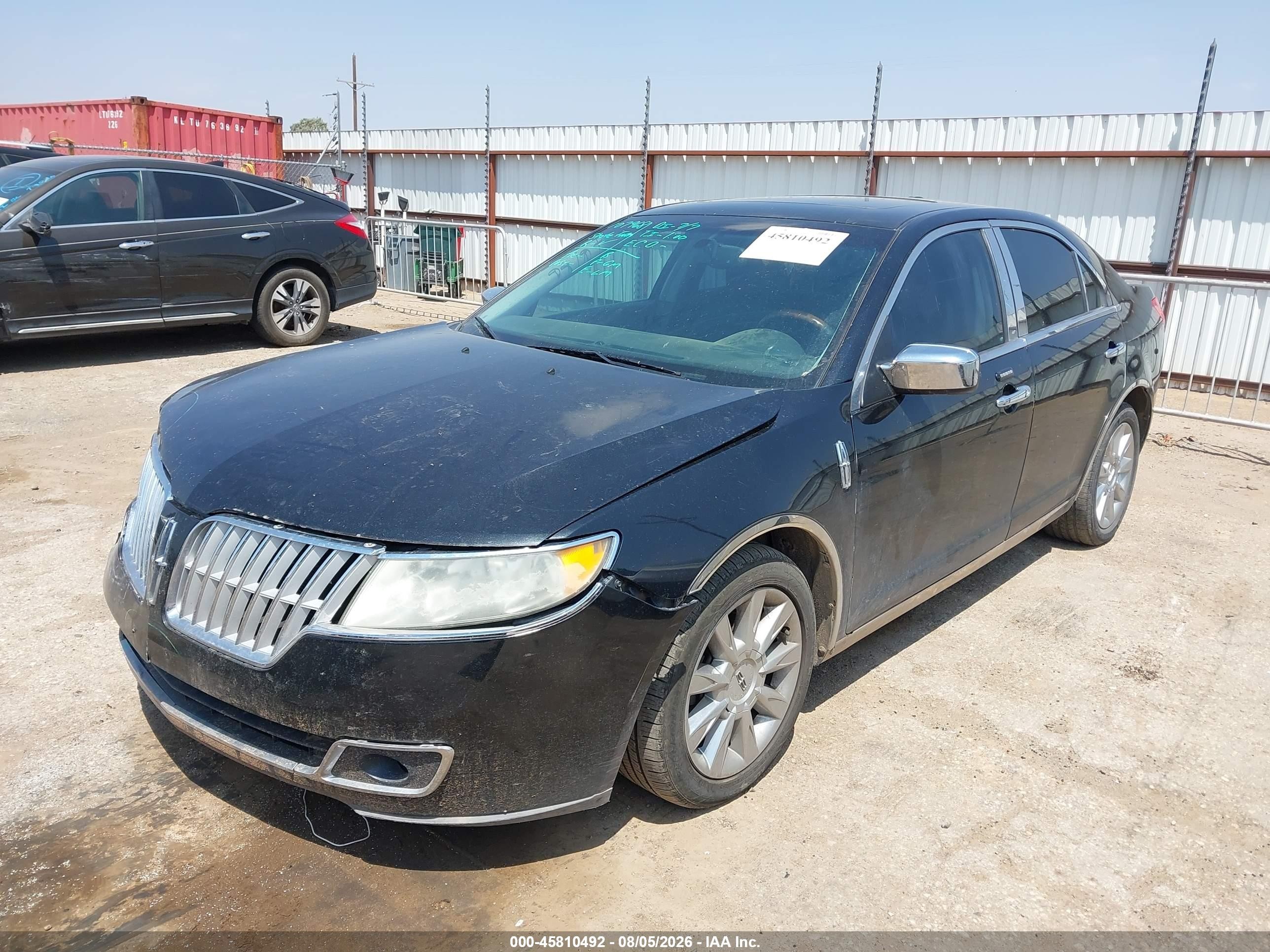 2010 Lincoln Mkz   Black vin: 3LNHL2GC2AR606936