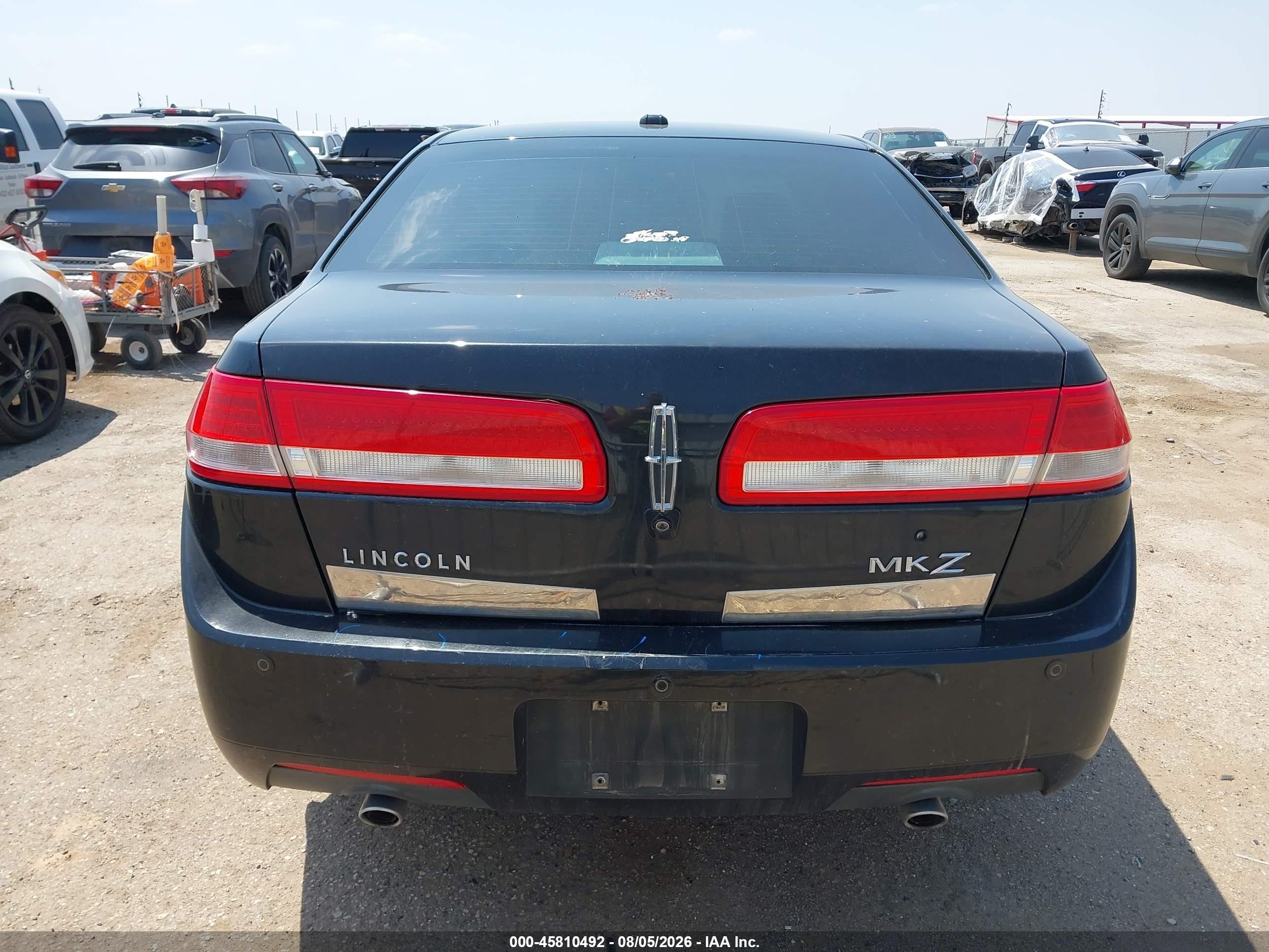 2010 Lincoln Mkz   Black vin: 3LNHL2GC2AR606936