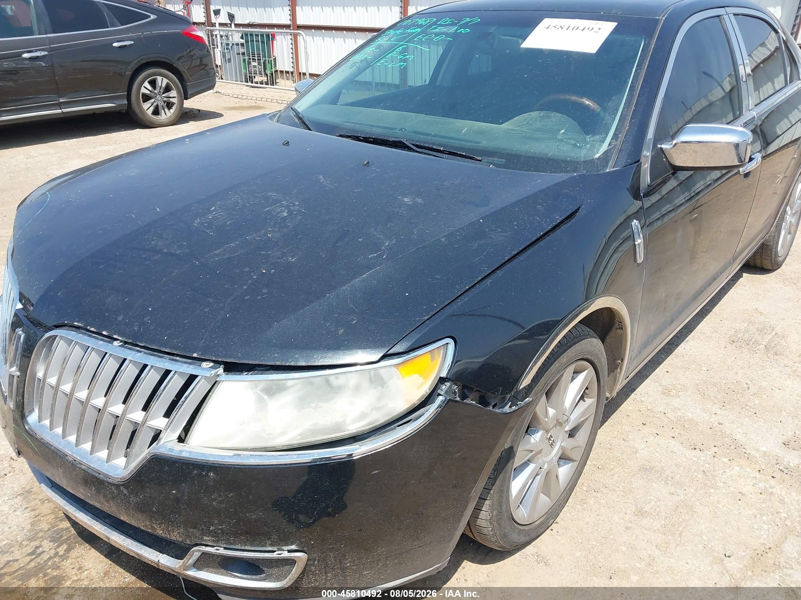 2010 Lincoln Mkz   Black vin: 3LNHL2GC2AR606936