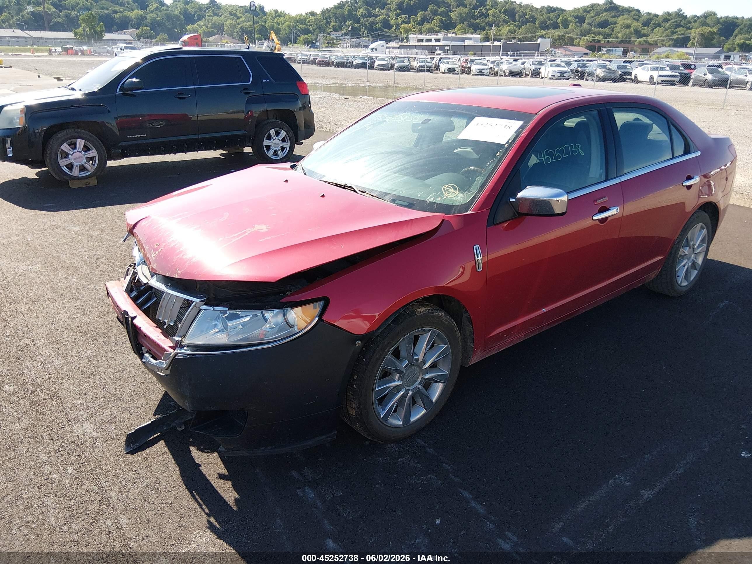 2010 Lincoln Mkz   Red vin: 3LNHL2GC2AR652783