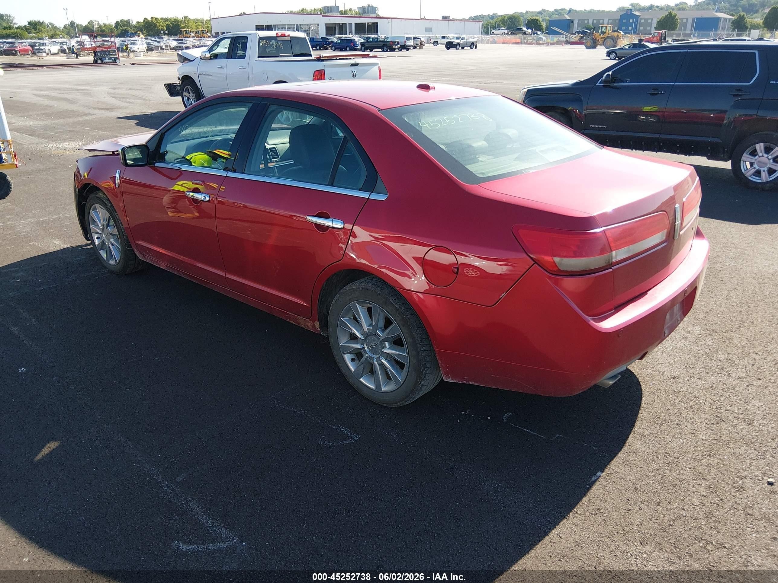 2010 Lincoln Mkz   Red vin: 3LNHL2GC2AR652783