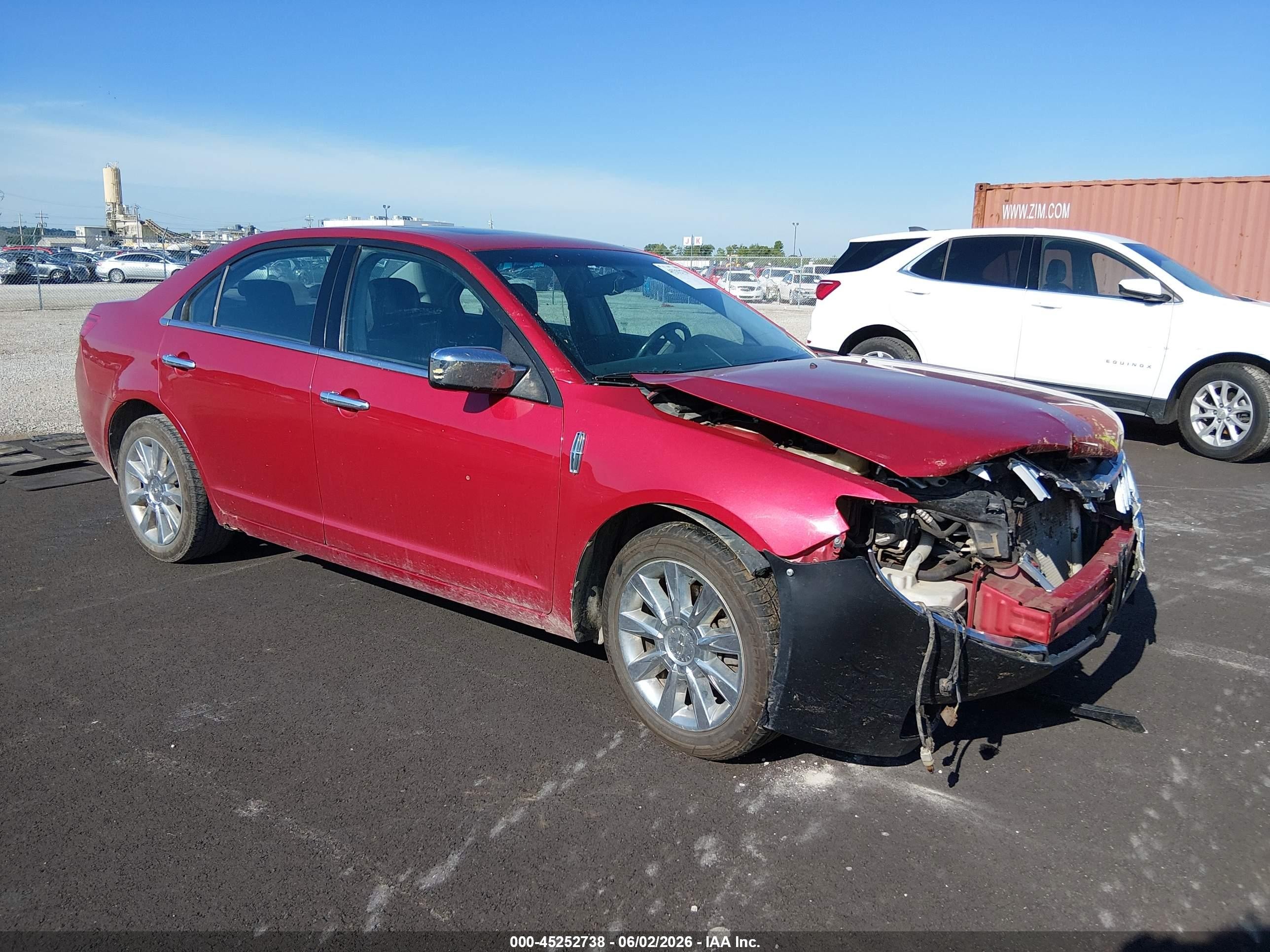 2010 Lincoln Mkz   Red vin: 3LNHL2GC2AR652783