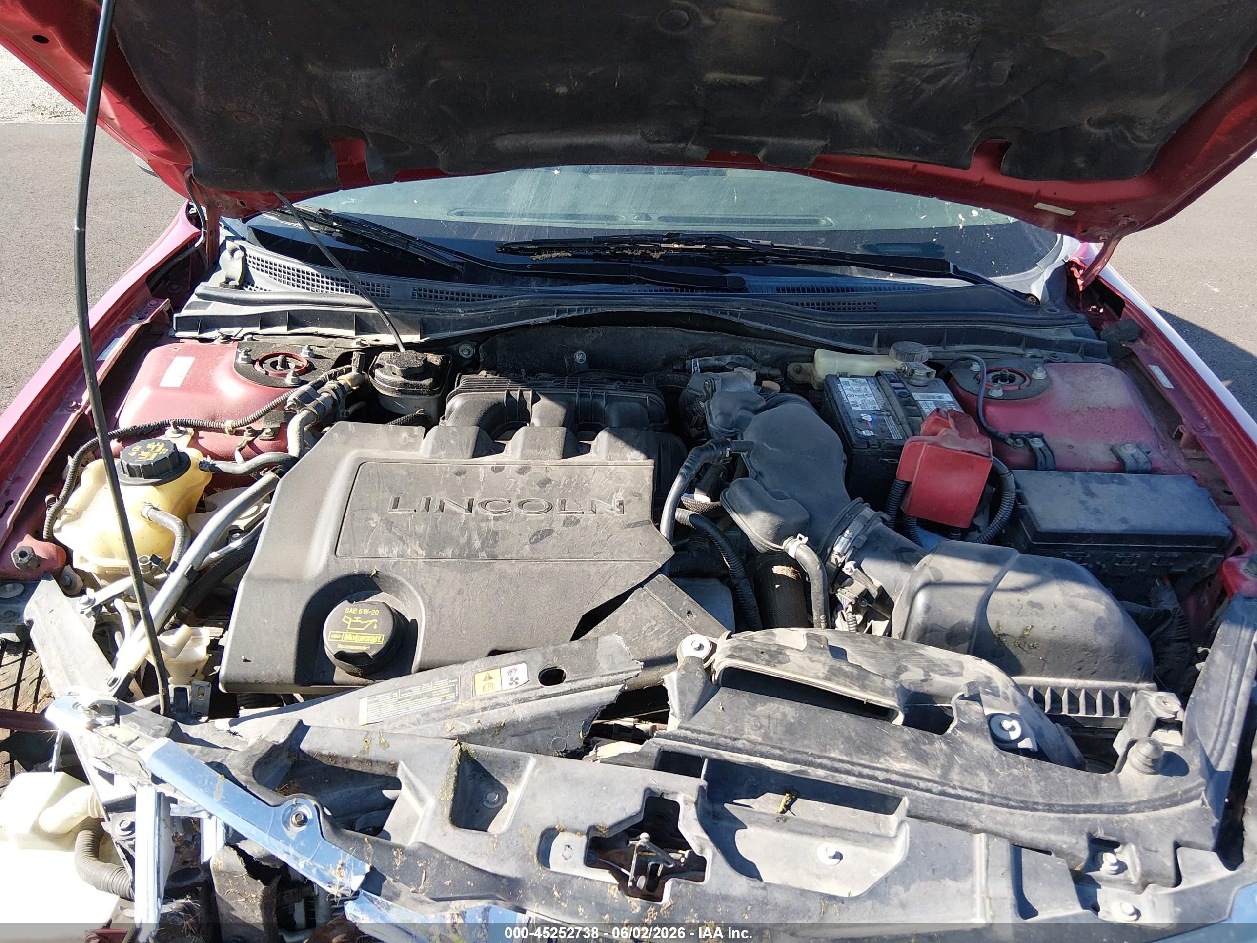 2010 Lincoln Mkz   Red vin: 3LNHL2GC2AR652783