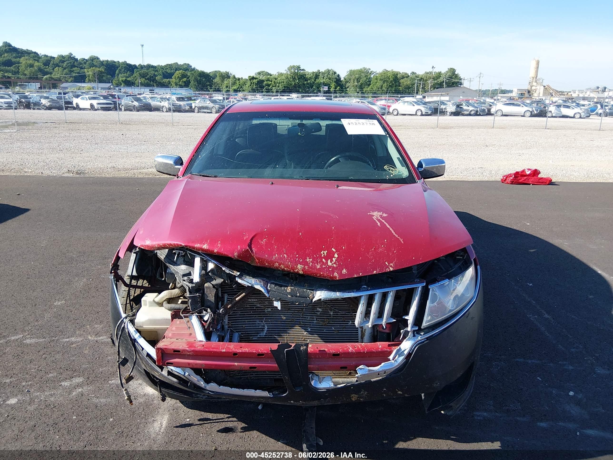 2010 Lincoln Mkz   Red vin: 3LNHL2GC2AR652783