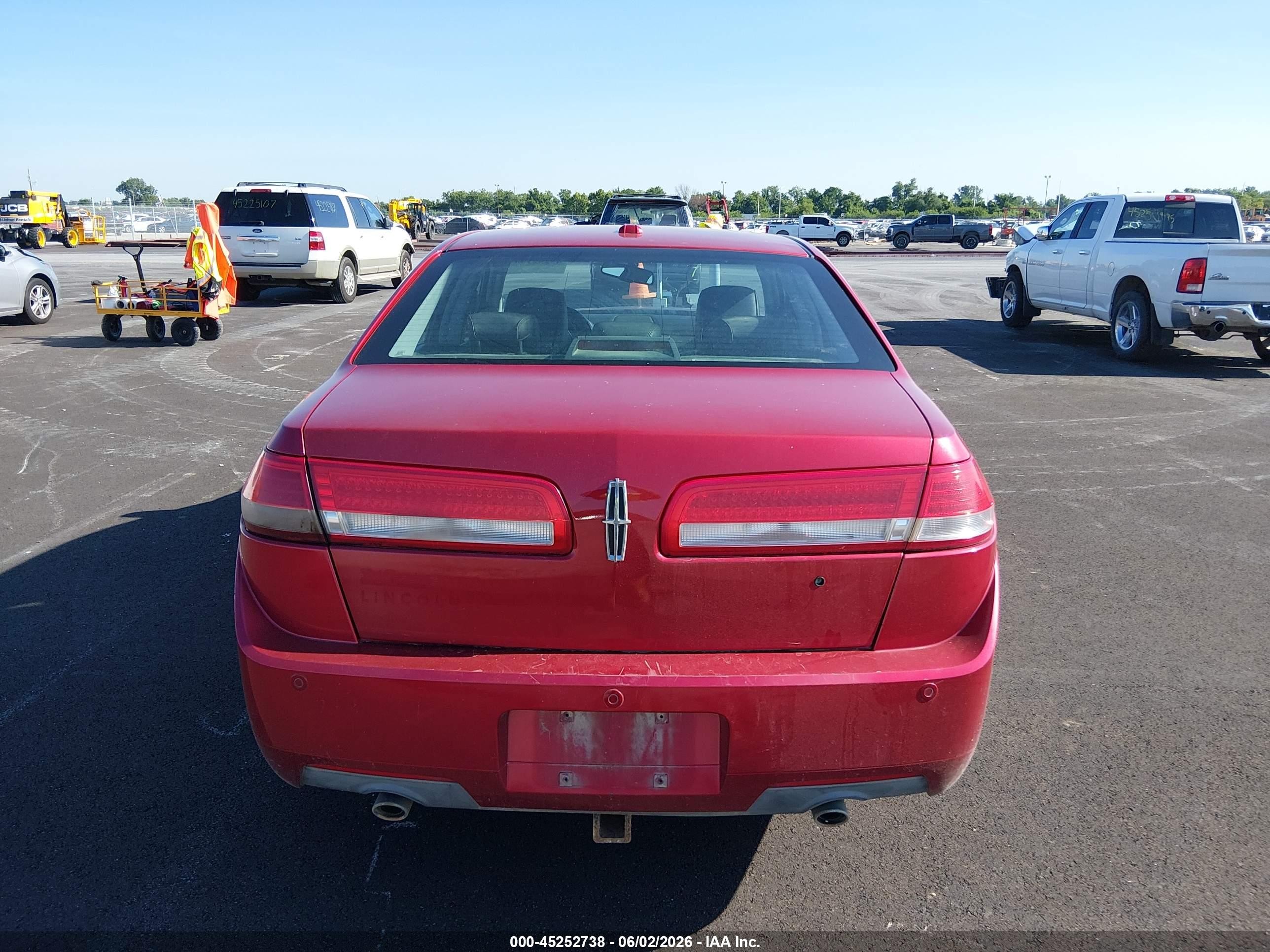 2010 Lincoln Mkz   Red vin: 3LNHL2GC2AR652783