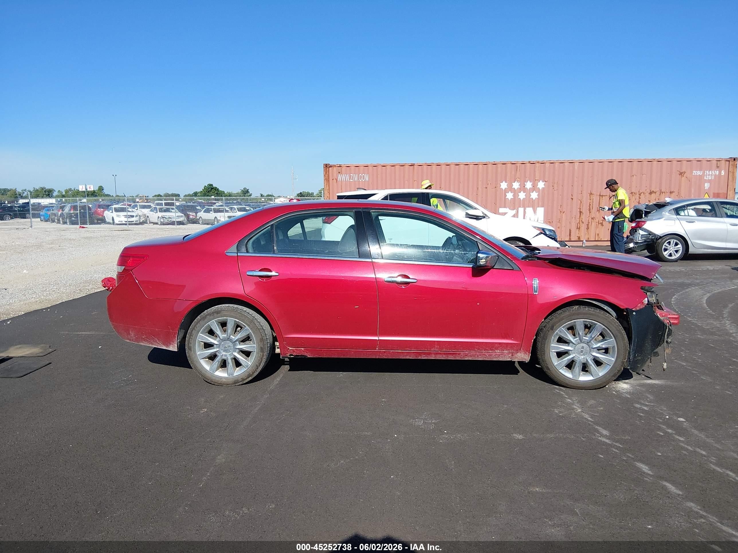 2010 Lincoln Mkz   Red vin: 3LNHL2GC2AR652783