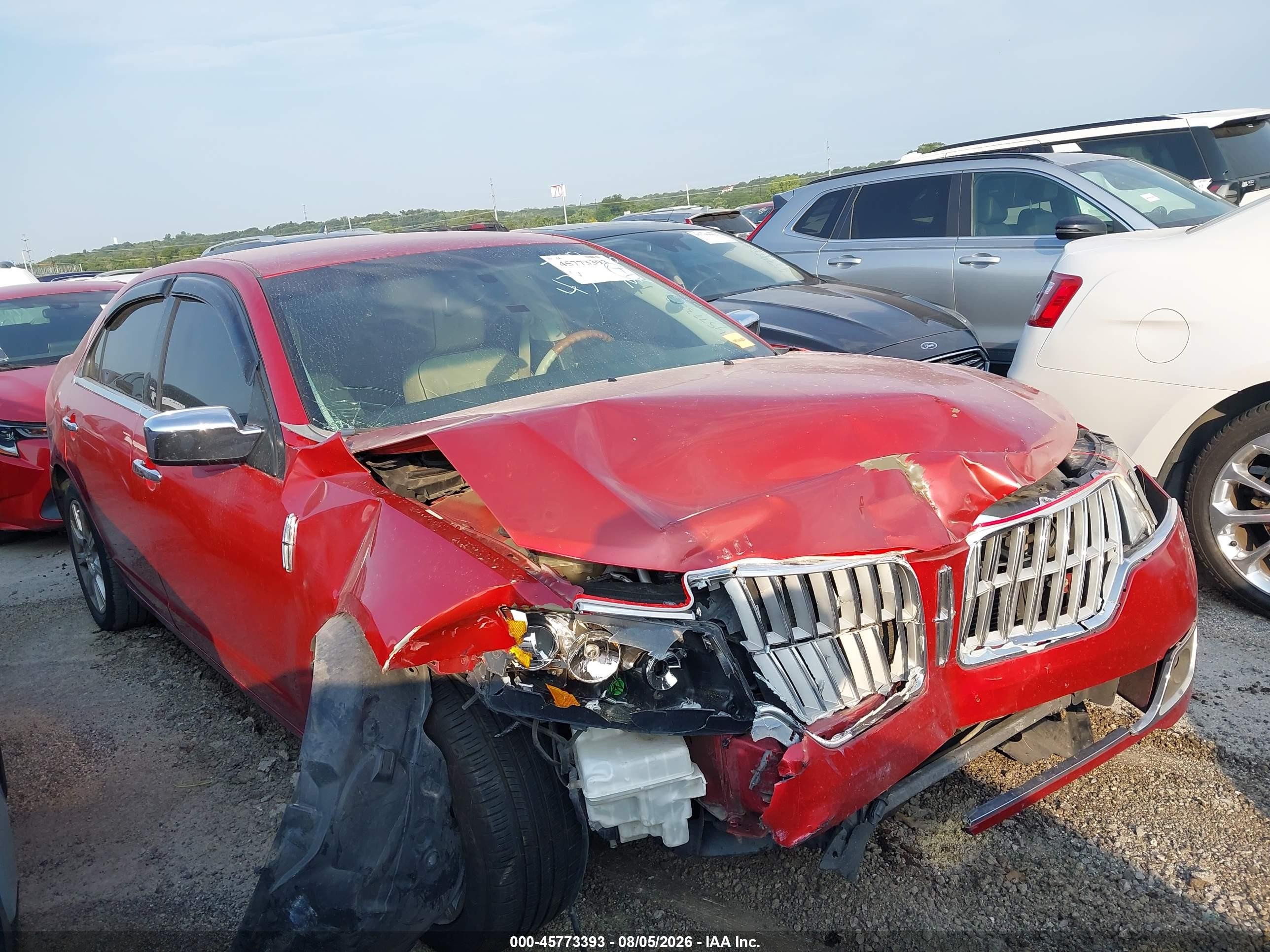 2010 Lincoln Mkz Red vin: 3LNHL2GC2AR657885