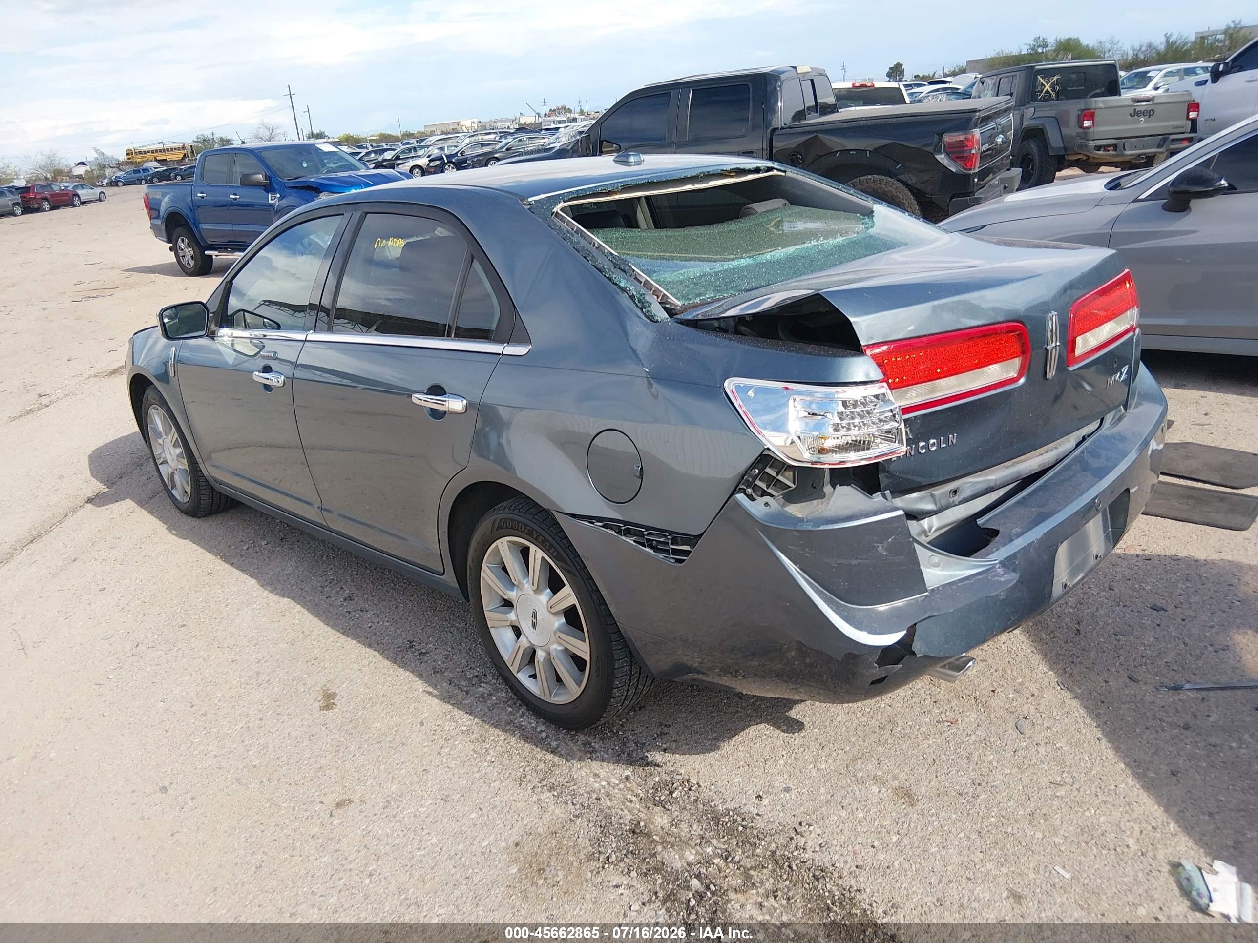 2011 Lincoln Mkz   Blue vin: 3LNHL2GC2BR768714
