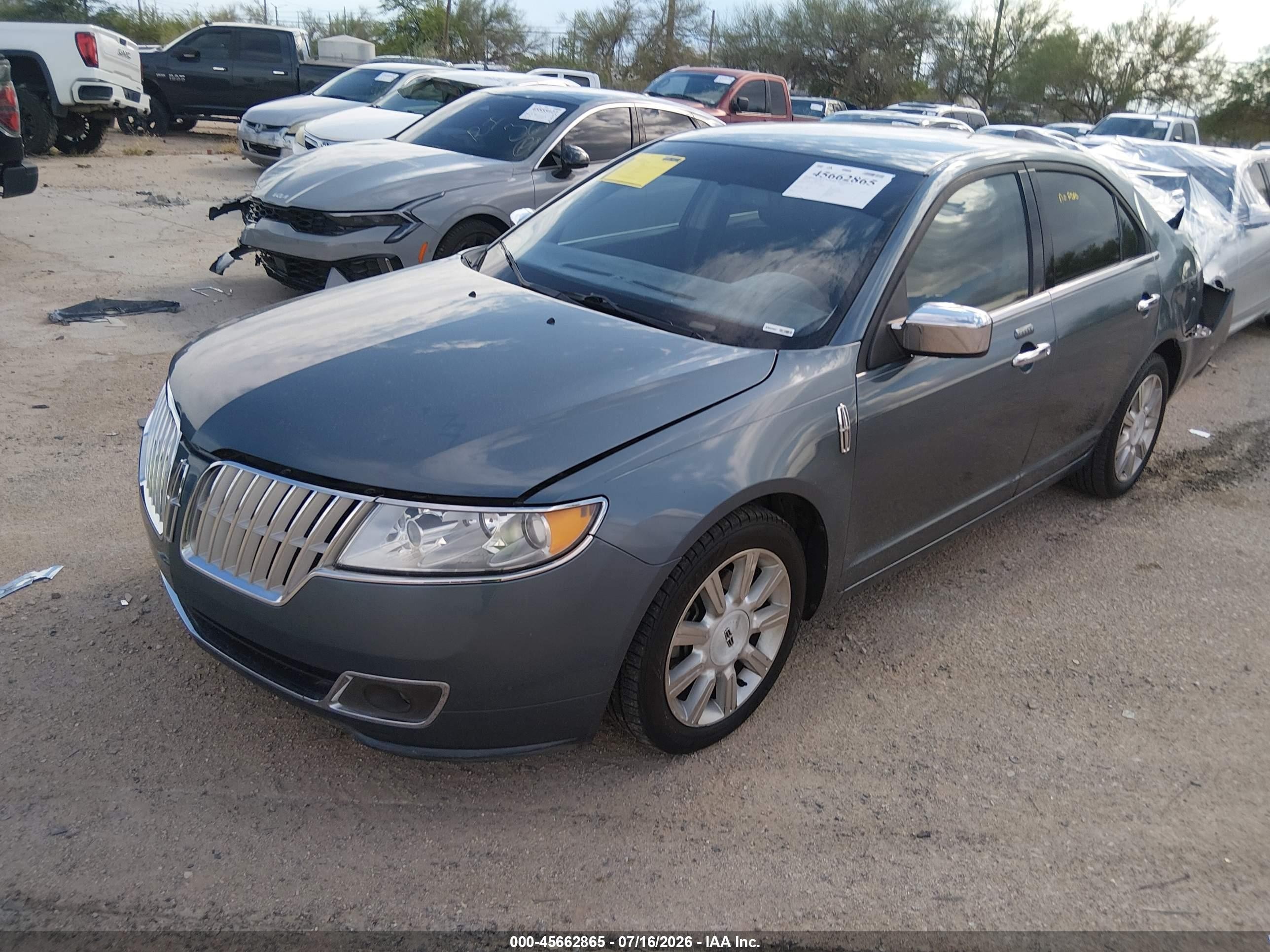 2011 Lincoln Mkz   Blue vin: 3LNHL2GC2BR768714