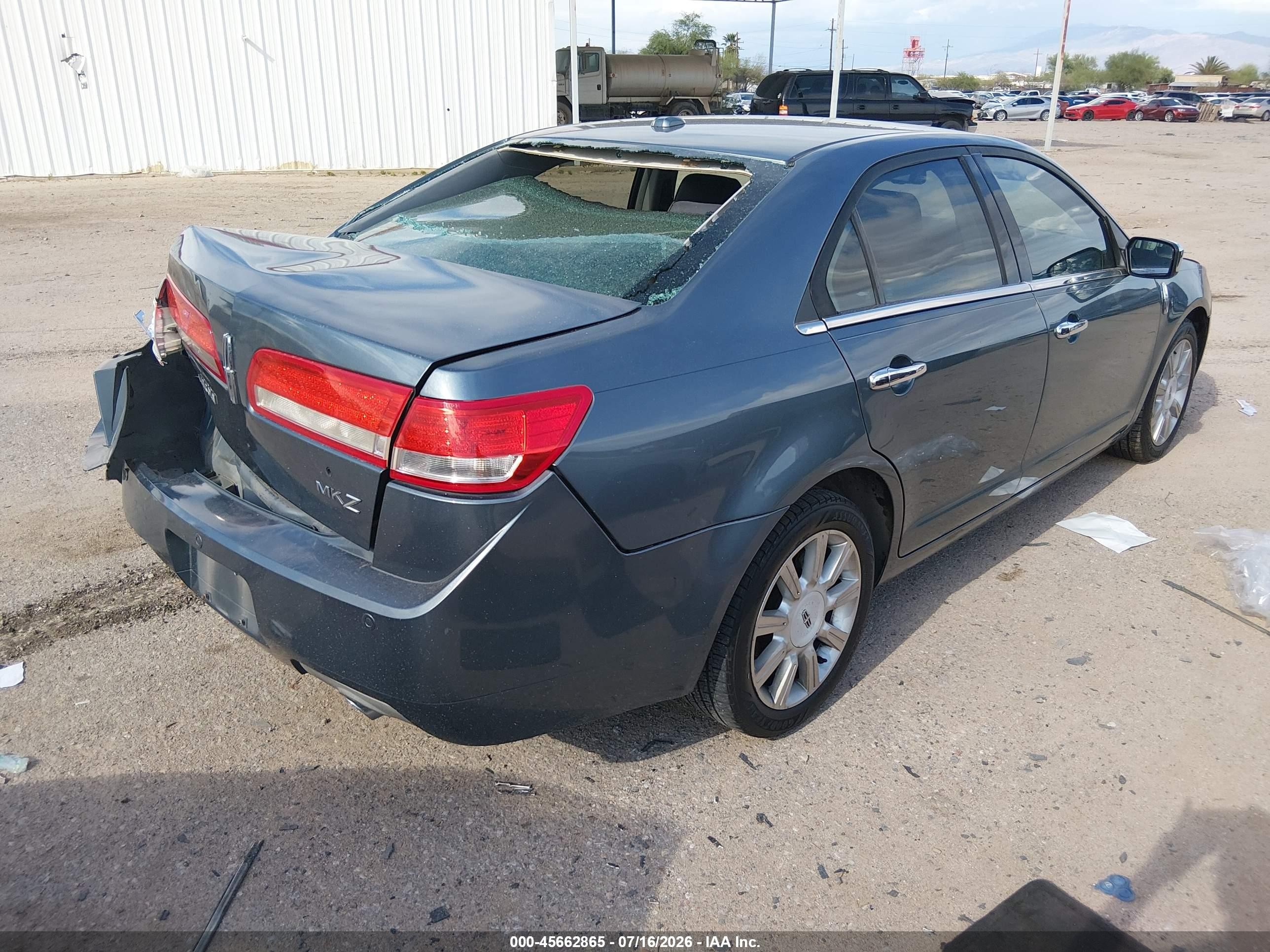 2011 Lincoln Mkz   Blue vin: 3LNHL2GC2BR768714