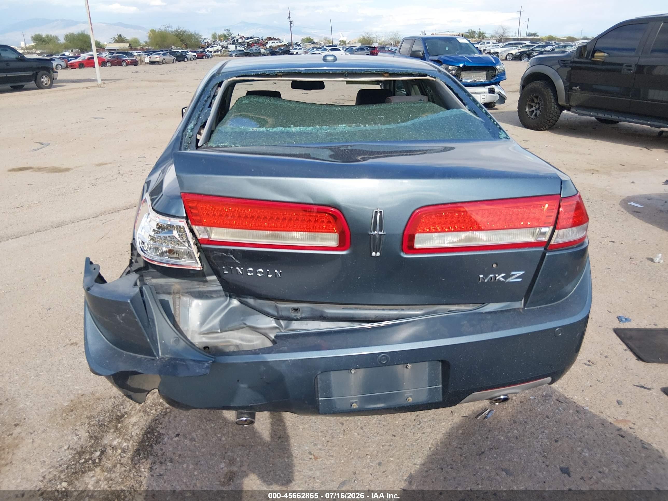 2011 Lincoln Mkz   Blue vin: 3LNHL2GC2BR768714