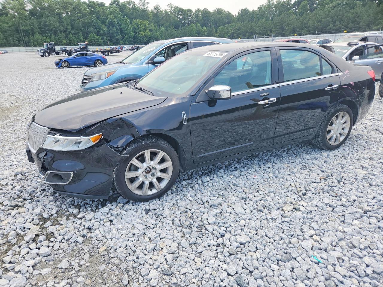 2012 Lincoln Mkz Black vin: 3LNHL2GC2CR808274