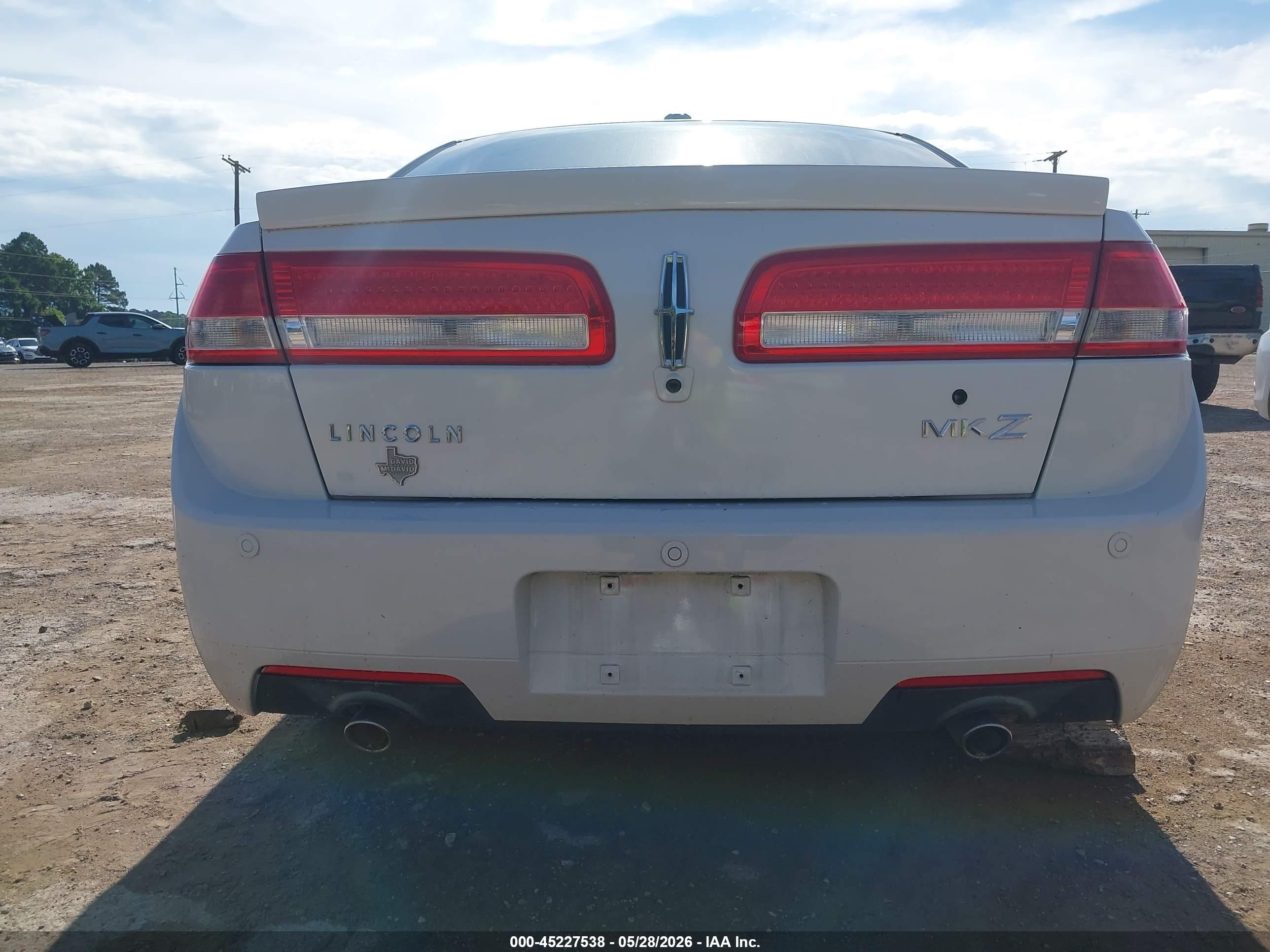 2012 Lincoln Mkz   Белый vin: 3LNHL2GC2CR818495
