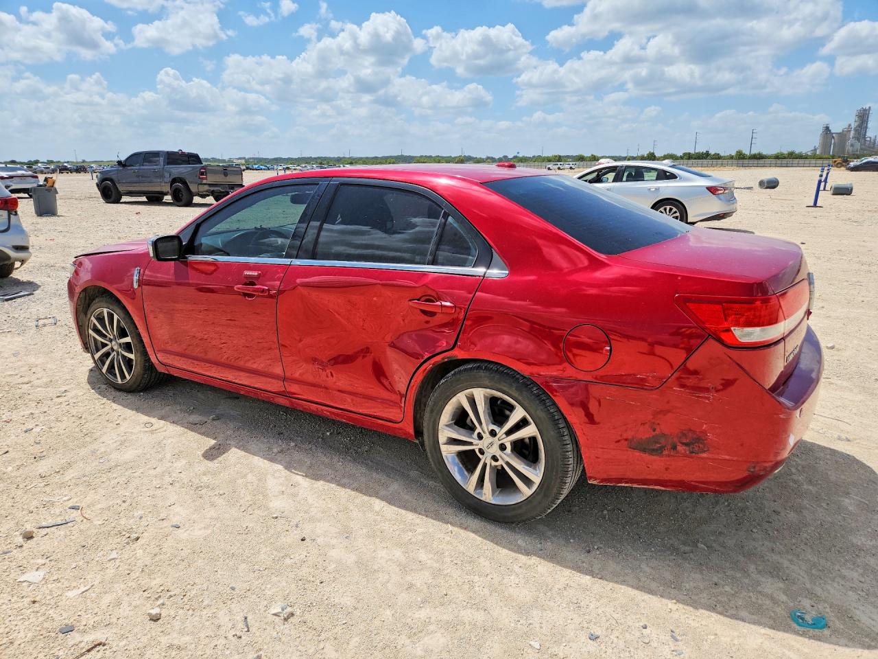 2012 Lincoln Mkz Red vin: 3LNHL2GC2CR820375