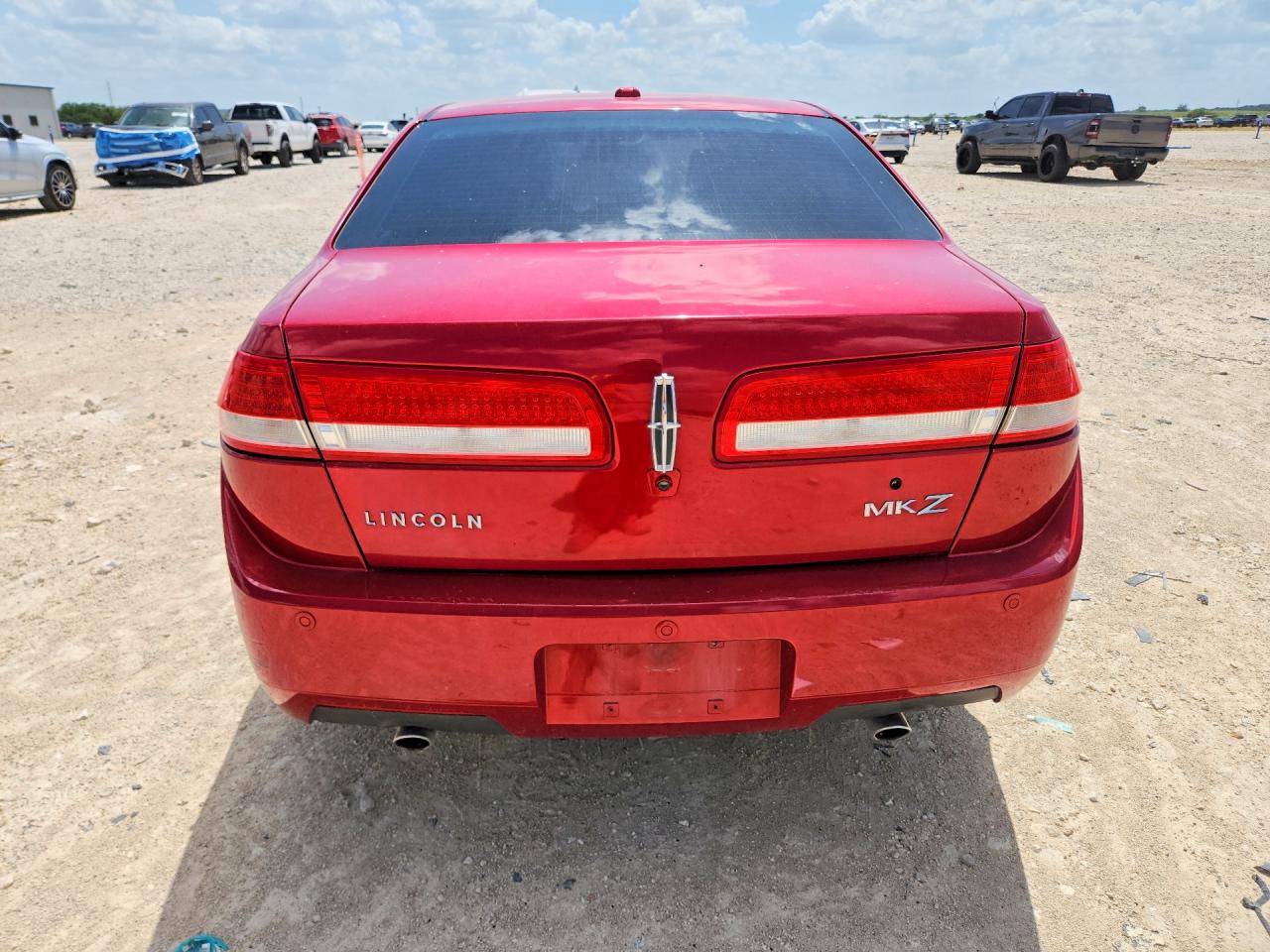2012 Lincoln Mkz Red vin: 3LNHL2GC2CR820375