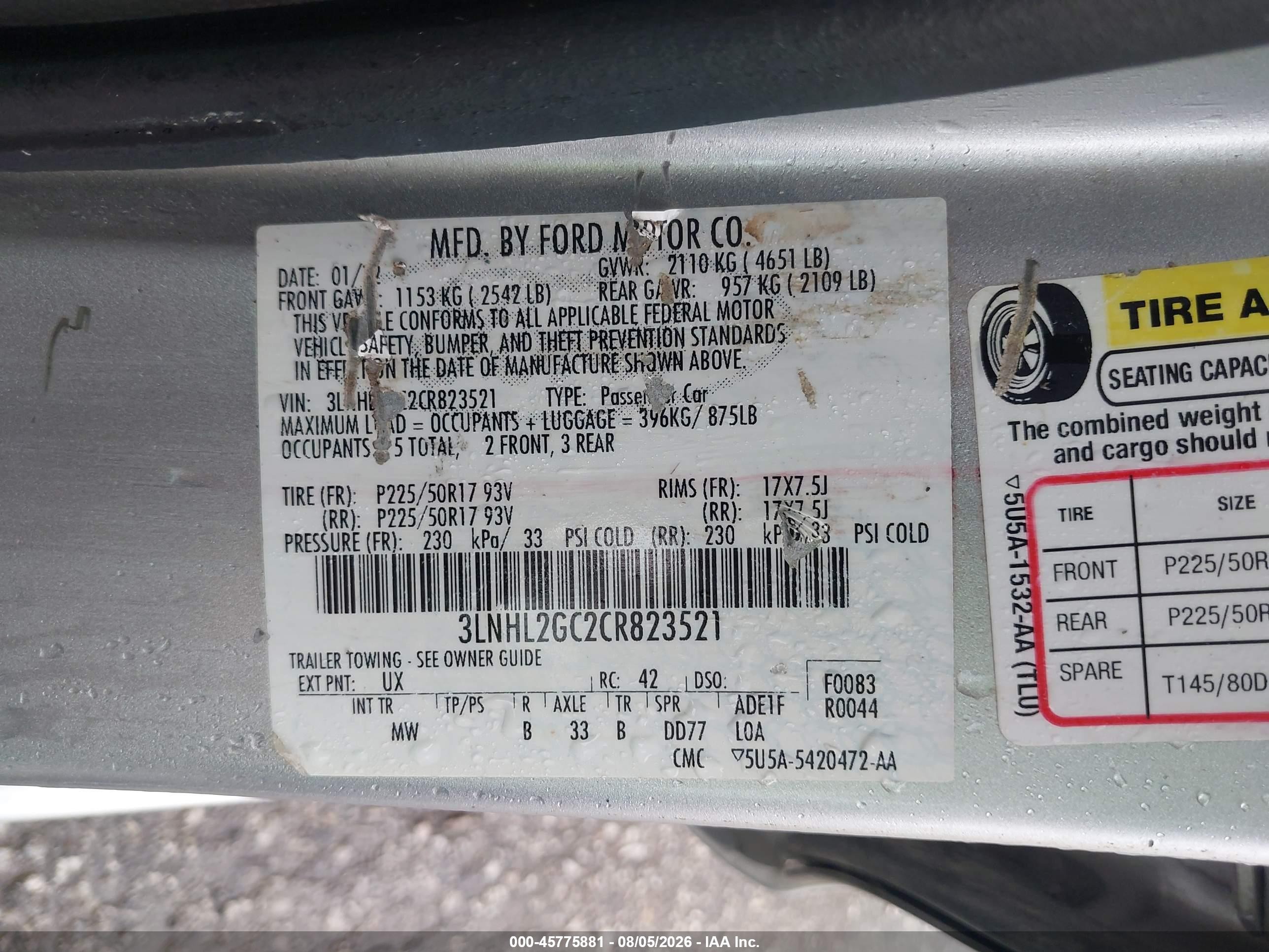 2012 Lincoln Mkz Silver vin: 3LNHL2GC2CR823521