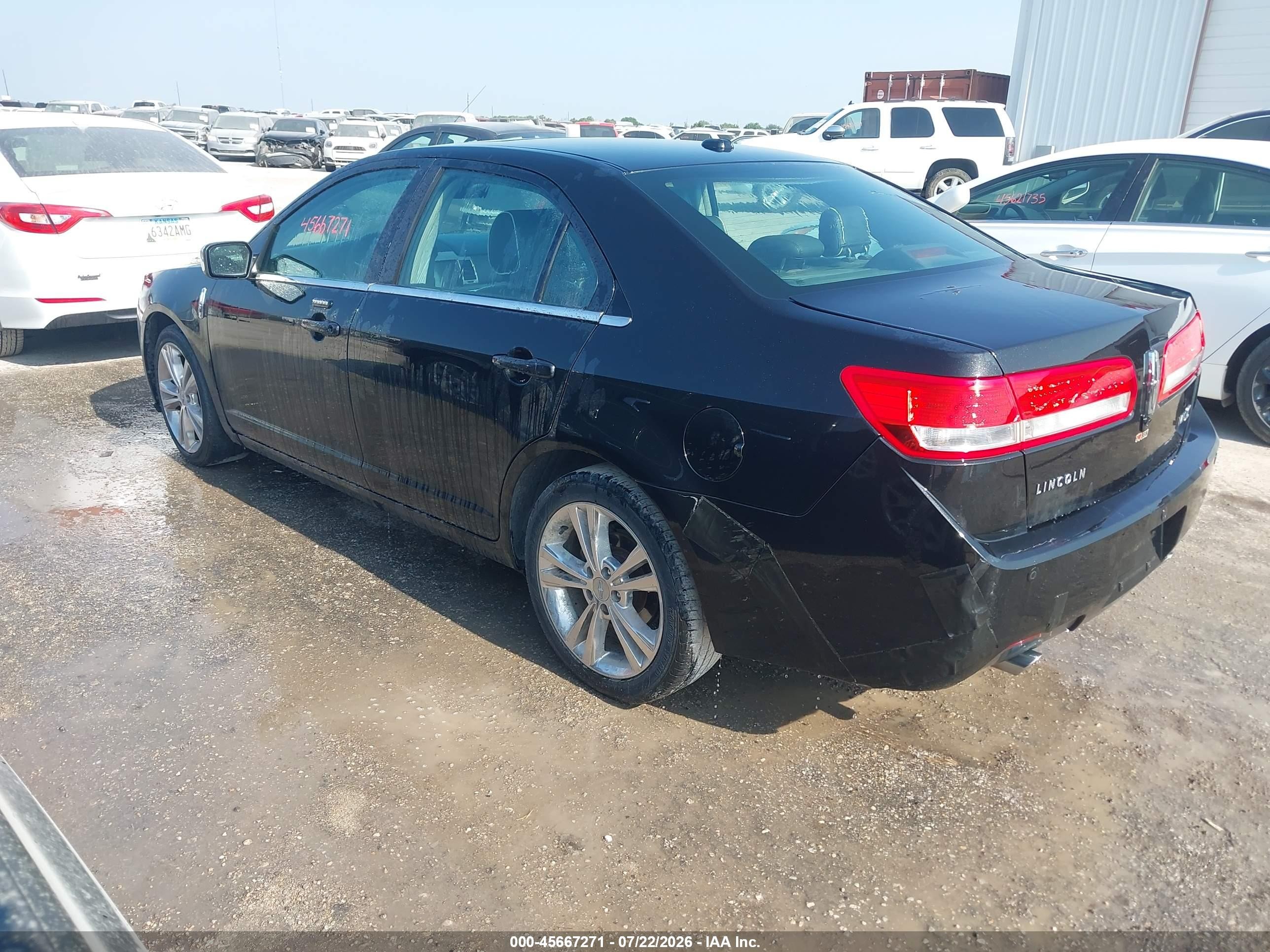 2012 Lincoln Mkz   Black vin: 3LNHL2GC2CR824376