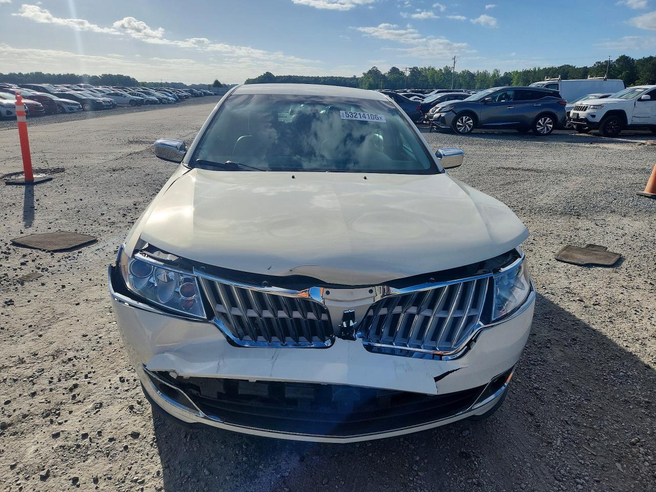 2012 Lincoln Mkz White vin: 3LNHL2GC2CR826743