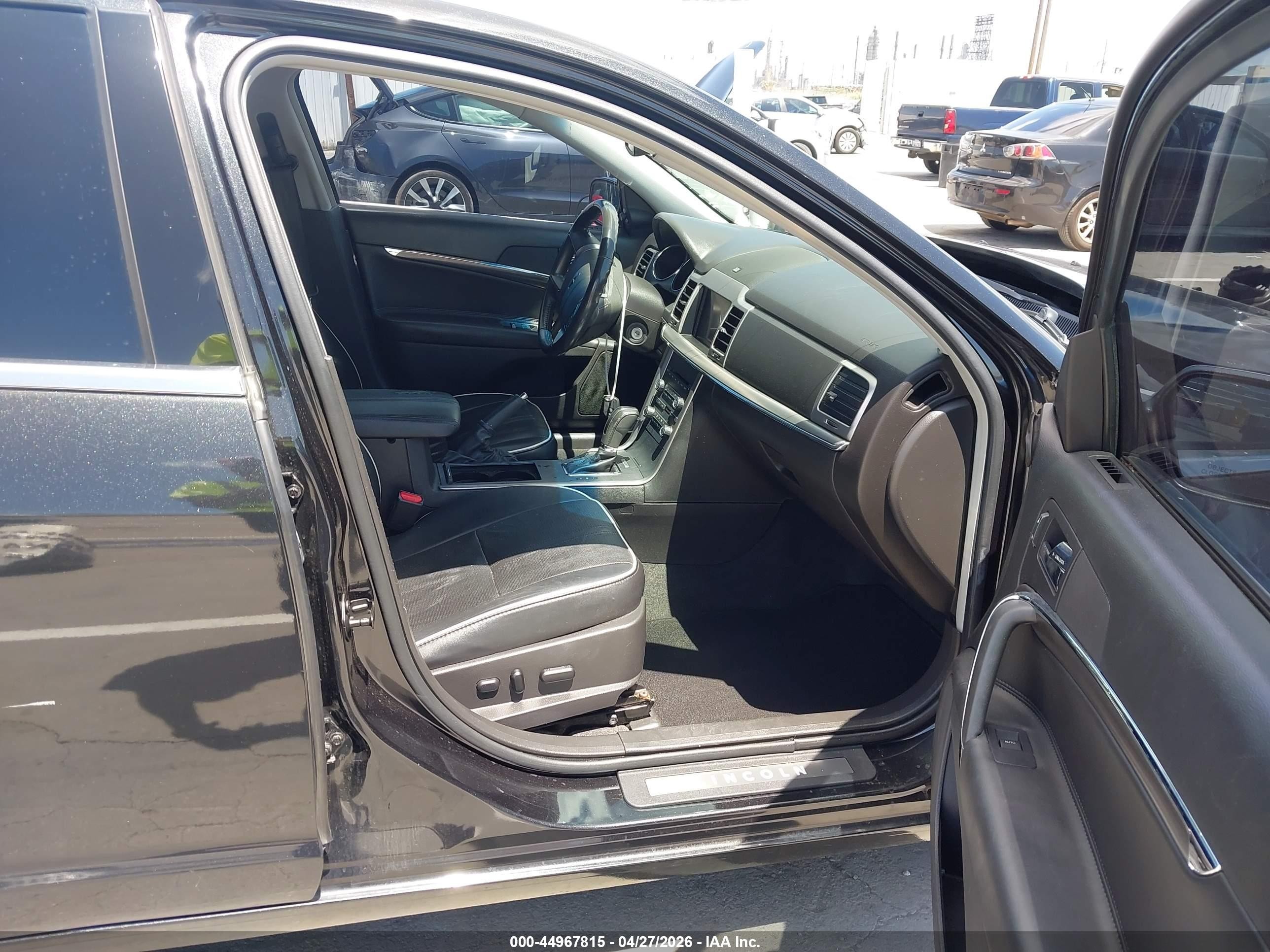 2012 Lincoln Mkz   Черный vin: 3LNHL2GC2CR826998