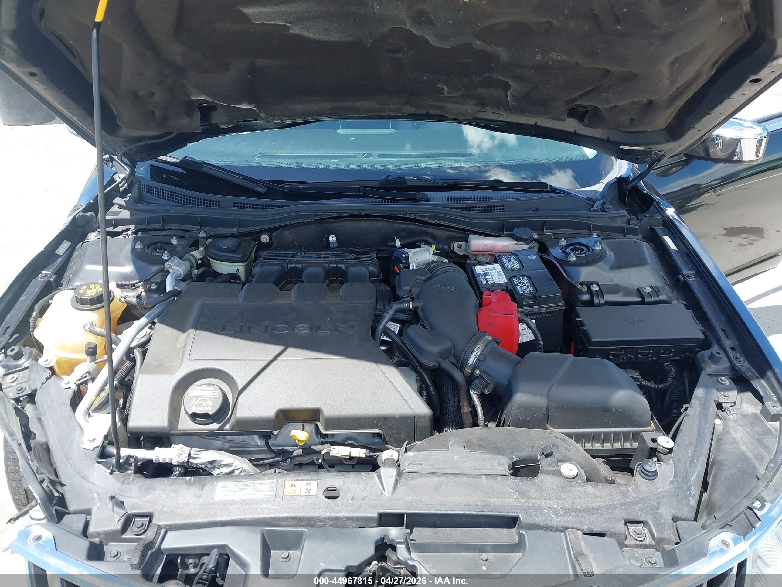 2012 Lincoln Mkz   Черный vin: 3LNHL2GC2CR826998