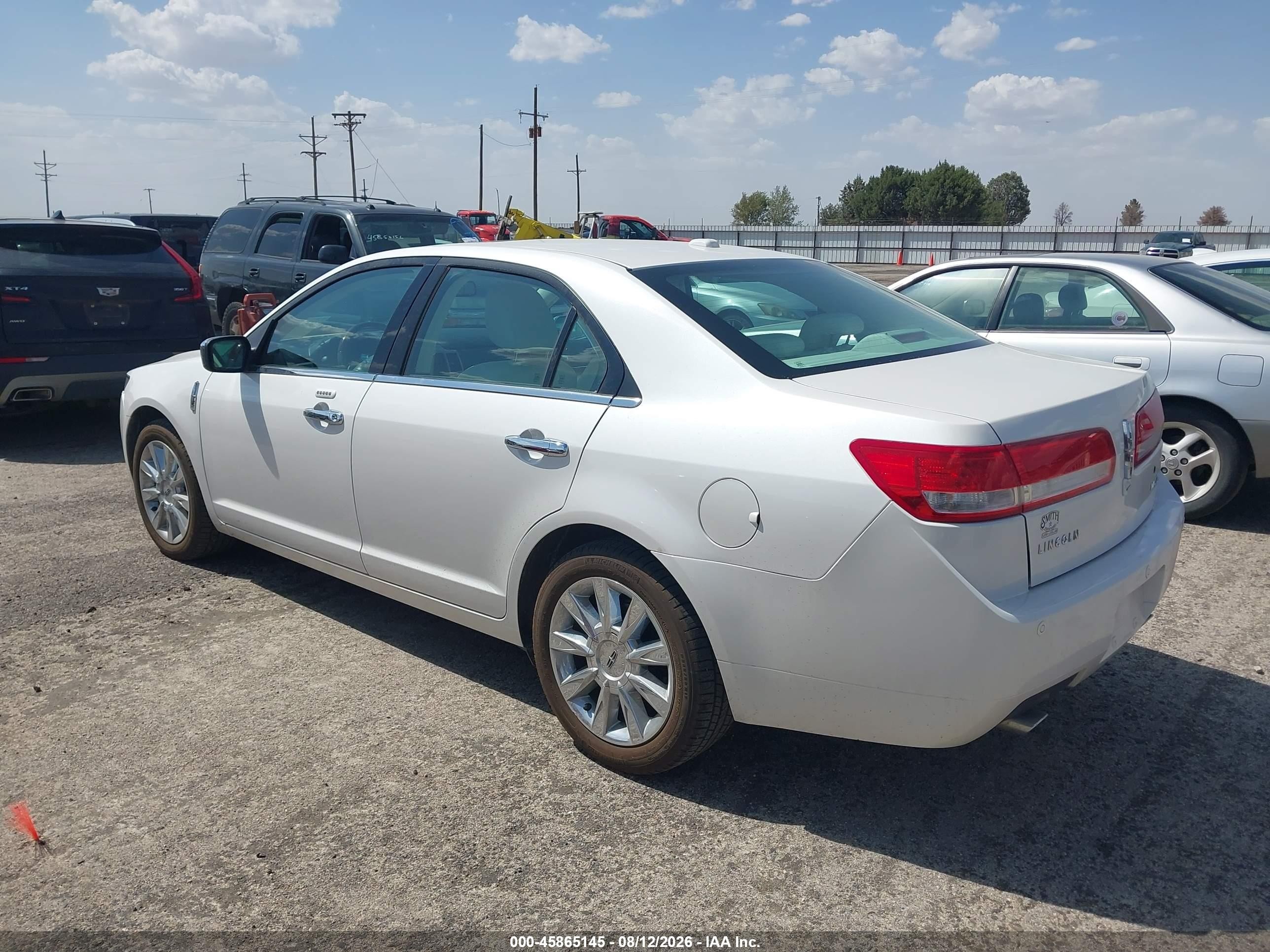 2010 Lincoln Mkz   White vin: 3LNHL2GC3AR628718