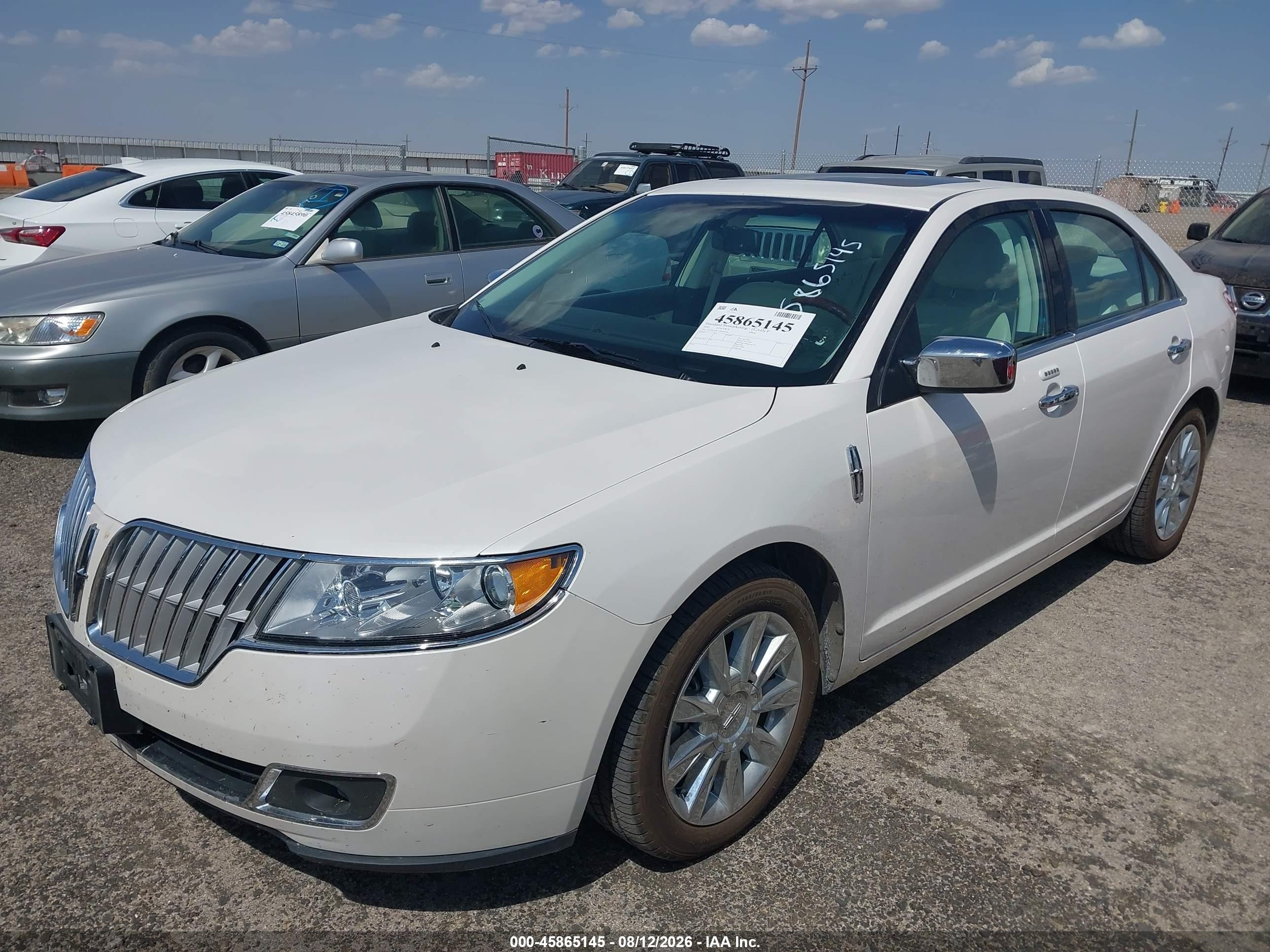 2010 Lincoln Mkz   White vin: 3LNHL2GC3AR628718