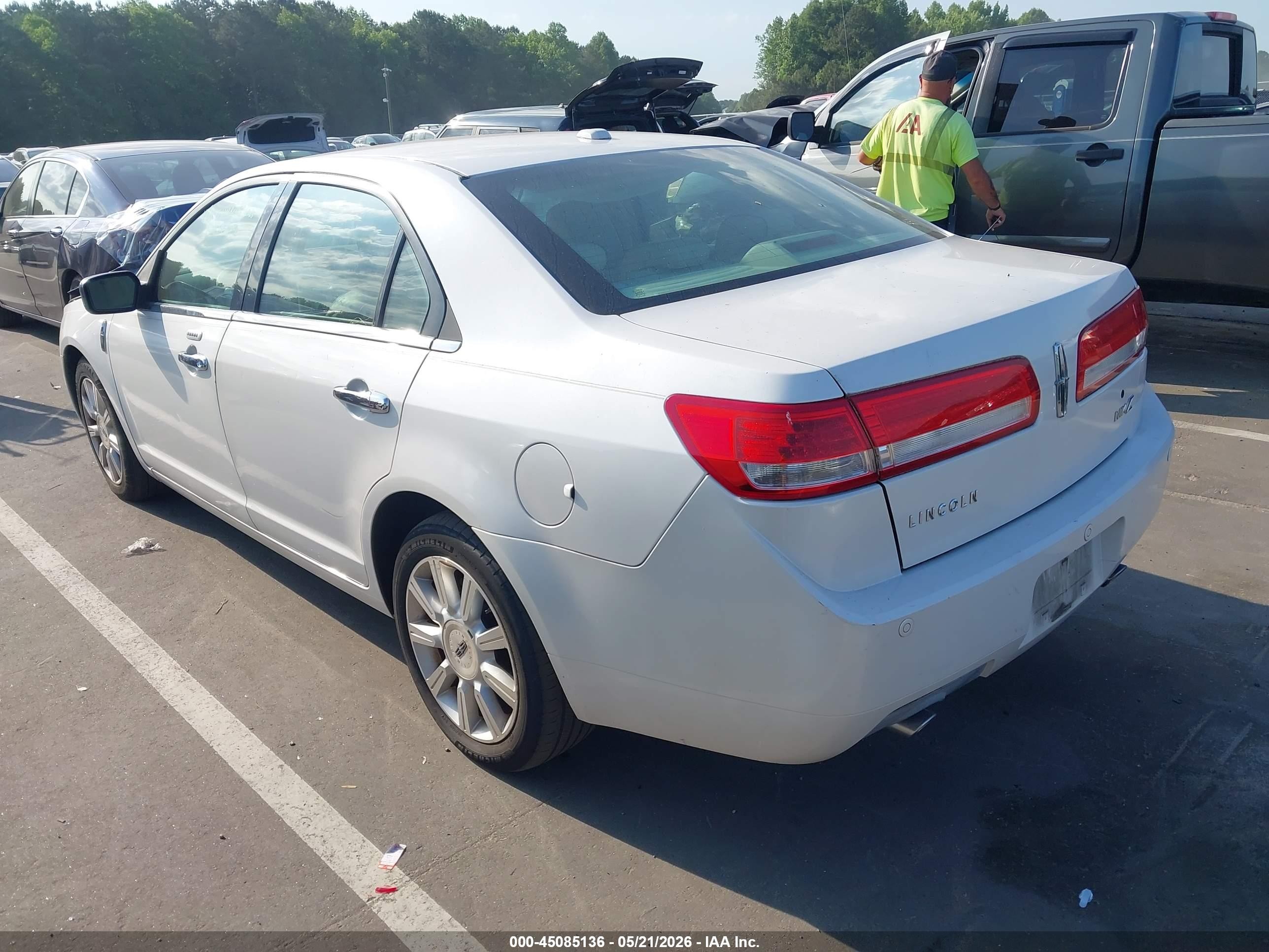 2010 Lincoln Mkz White vin: 3LNHL2GC3AR634714