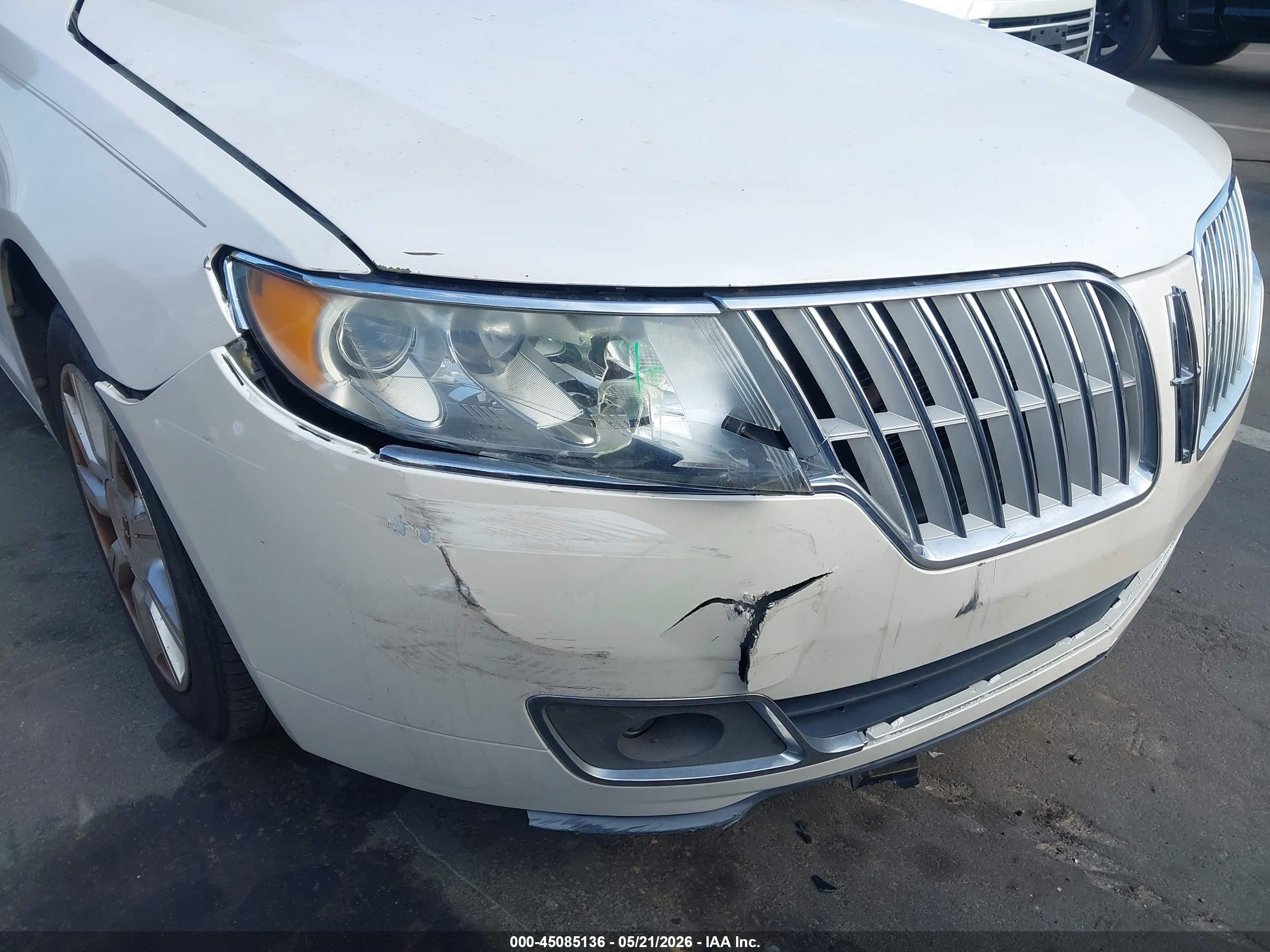 2010 Lincoln Mkz White vin: 3LNHL2GC3AR634714
