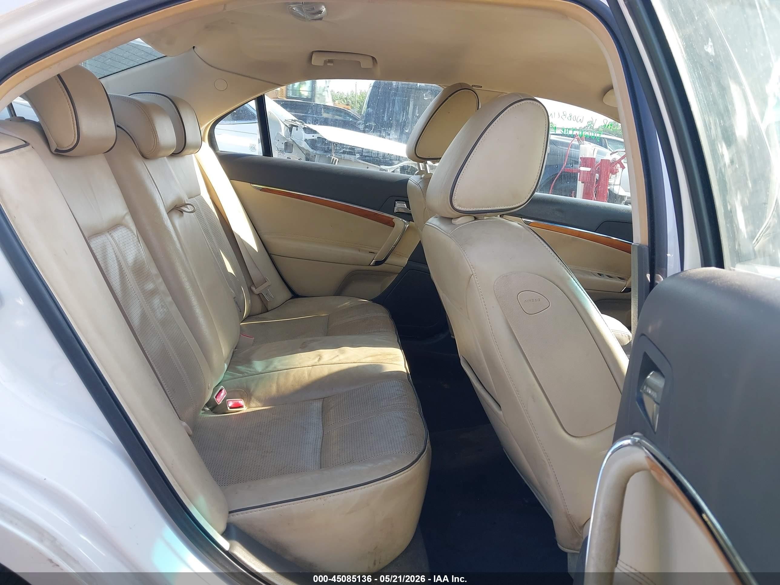 2010 Lincoln Mkz White vin: 3LNHL2GC3AR634714