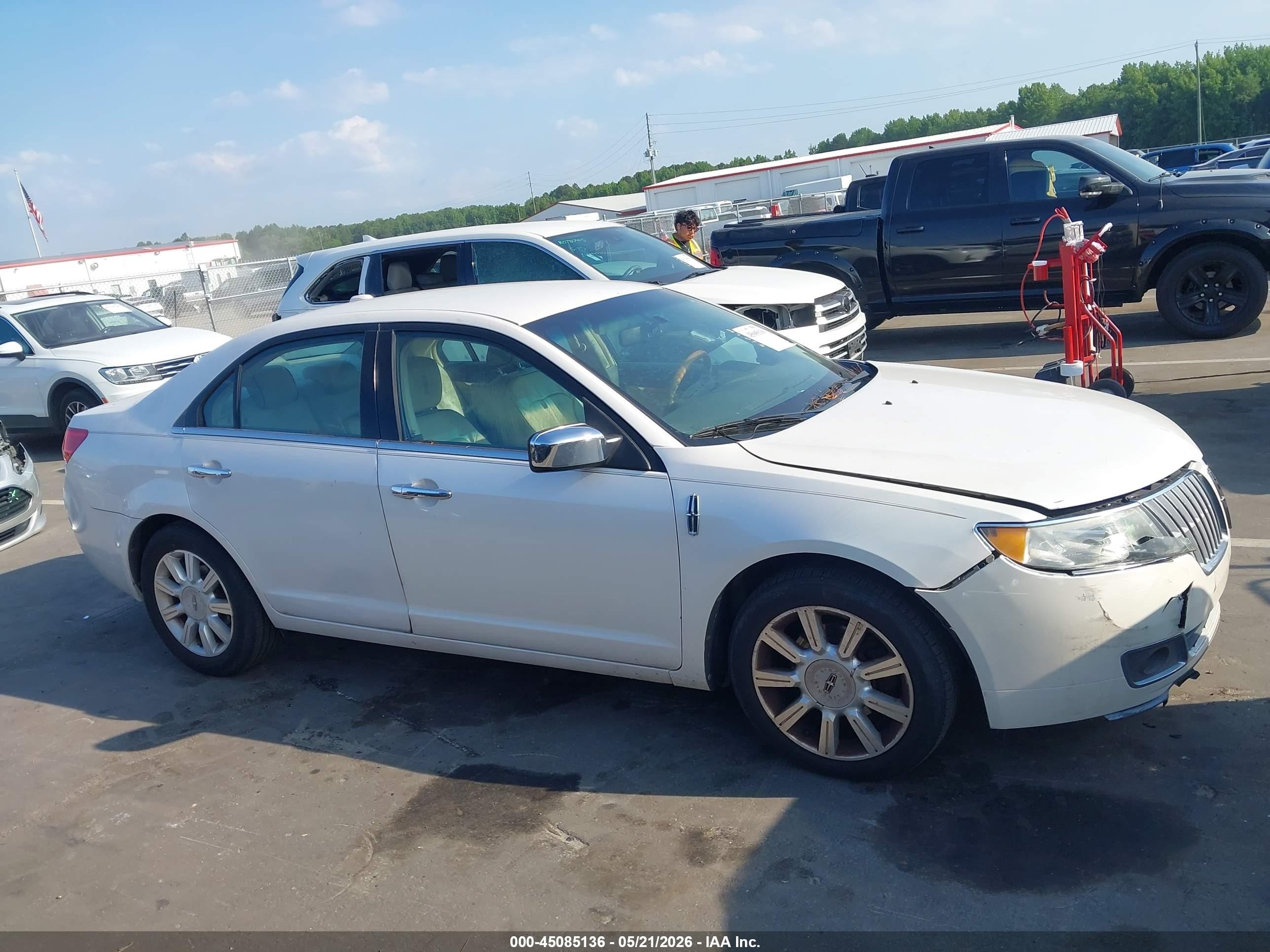 2010 Lincoln Mkz White vin: 3LNHL2GC3AR634714