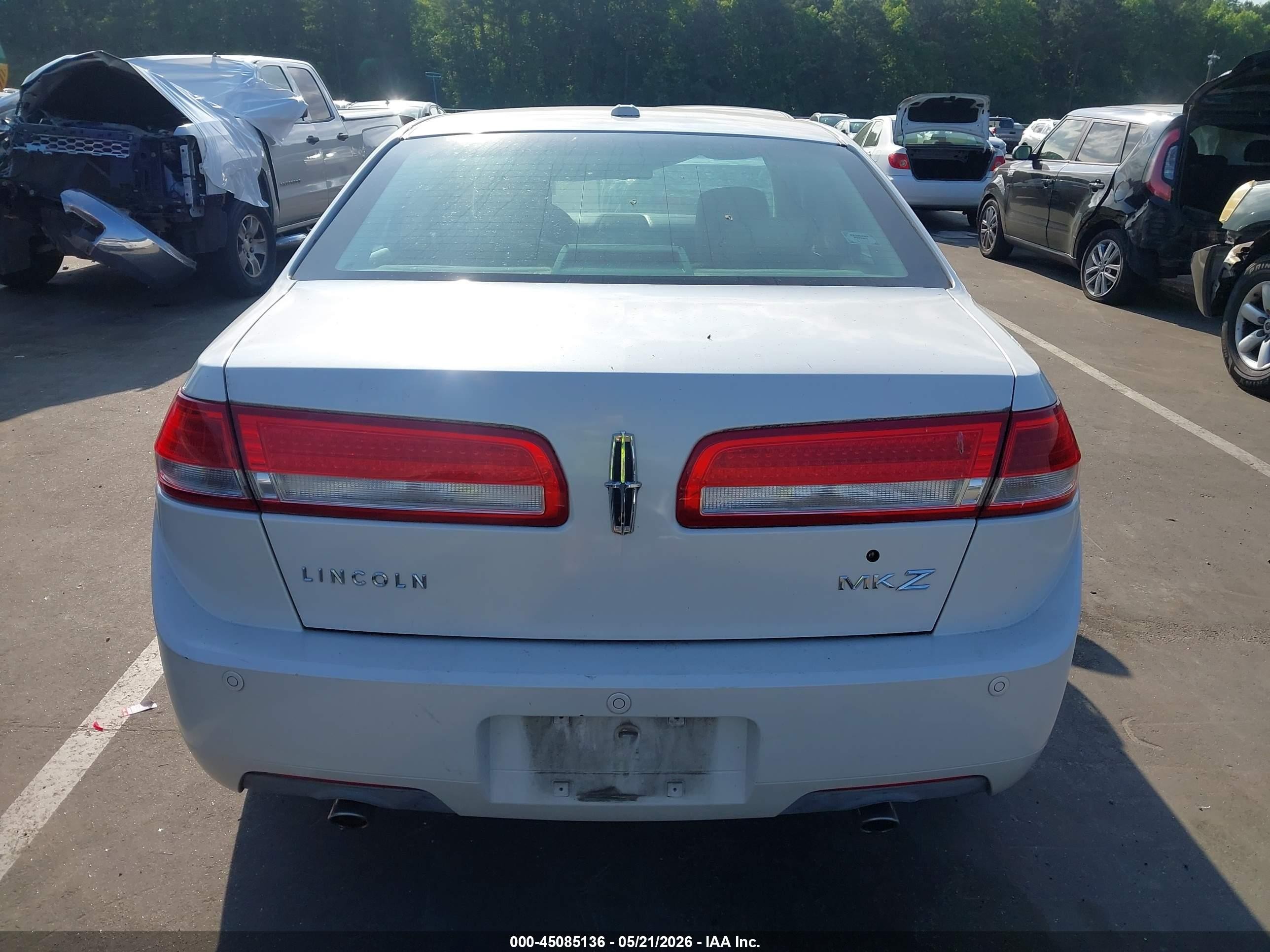 2010 Lincoln Mkz White vin: 3LNHL2GC3AR634714