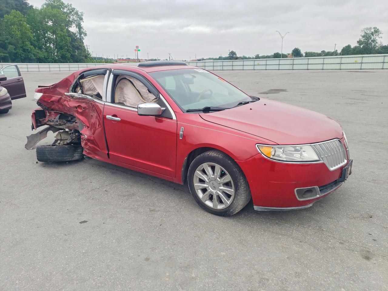 2010 Lincoln Mkz Burgundy vin: 3LNHL2GC3AR646958