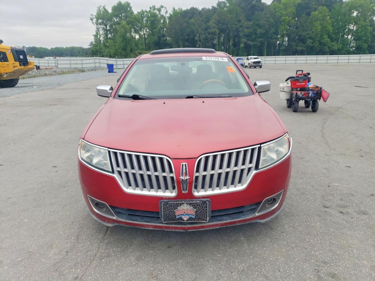 2010 Lincoln Mkz Burgundy vin: 3LNHL2GC3AR646958