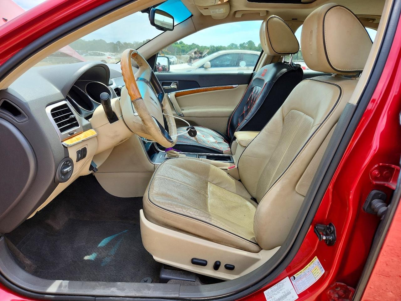 2010 Lincoln Mkz Red vin: 3LNHL2GC3AR647009